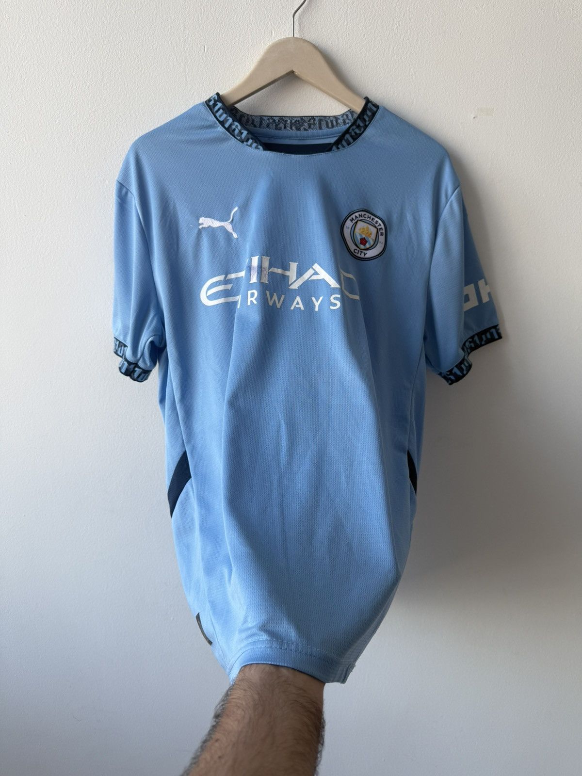 Puma Puma Manchester City 2024/2025 Home Soccer Jersey Size US XL / EU 56 / 4 - 3 Thumbnail
