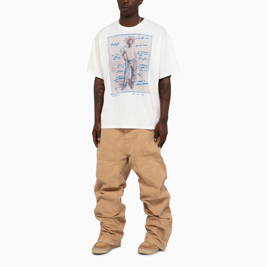 1989 STUDIO o1d2blof1124 Denim Cargo Pant in Beige Size US 32 / EU 48 - 4 Thumbnail