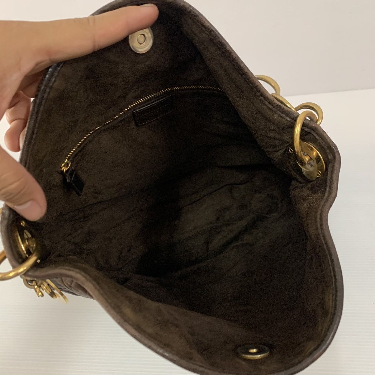 Christian Dior Monsieur Christian Dior Leather Shoulder Bag Size ONE SIZE - 13 Thumbnail