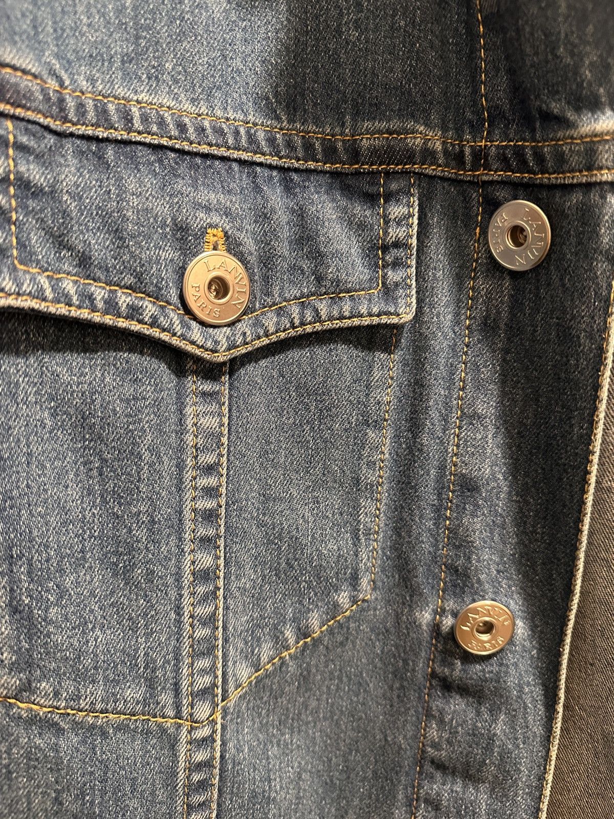 Lanvin Lanvin Denim Jacket Size US XL / EU 56 / 4 - 2 Thumbnail
