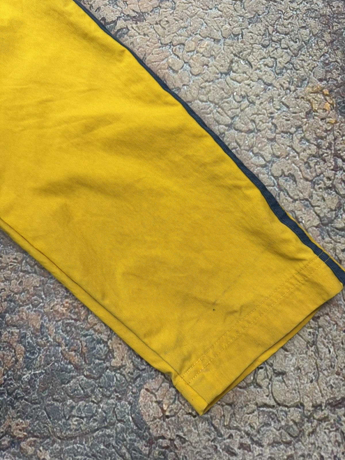 Adidas Vintage Adidas Denim Yellow/black Avantgarde Overshirt Size US L / EU 52-54 / 3 - 14 Thumbnail