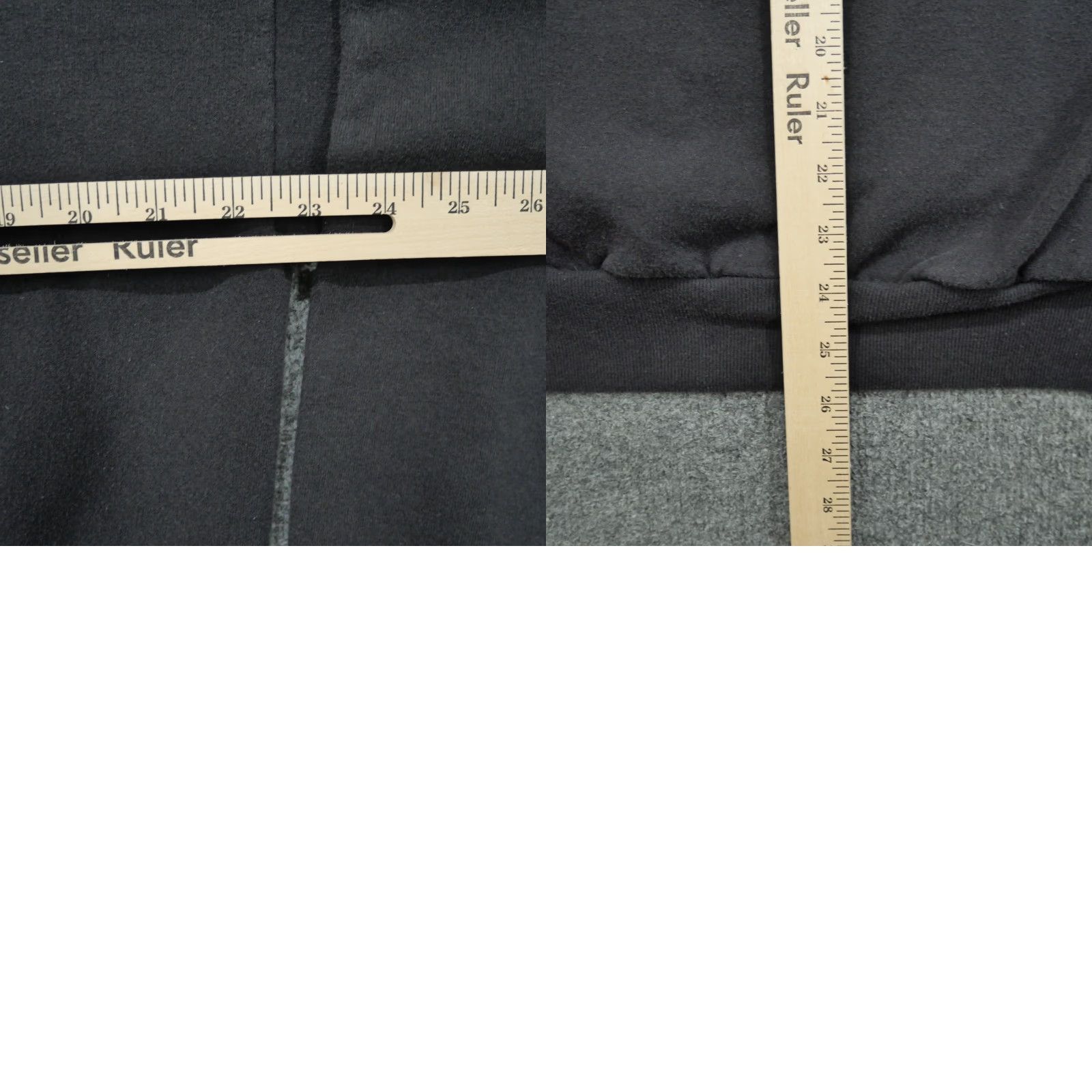 Hanes Vintage US Army Hoodie Adult Large Black Pullover Skull Y2K Size US L / EU 52-54 / 3 - 9 Thumbnail