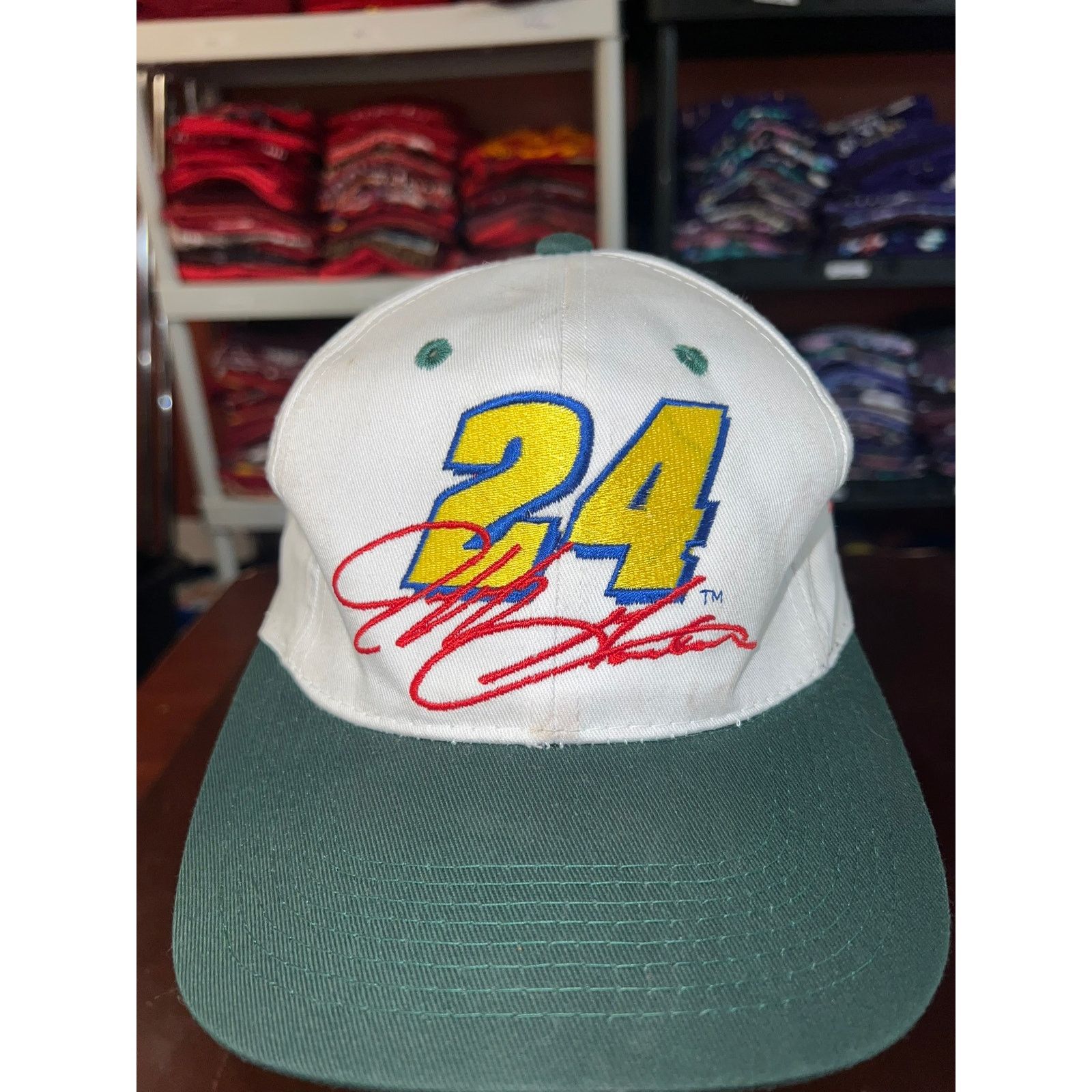 Chase Authentics Vintage Jeff Gordon Snapback Quaker State Racing Cap Hat VTG Size ONE SIZE - 3 Thumbnail