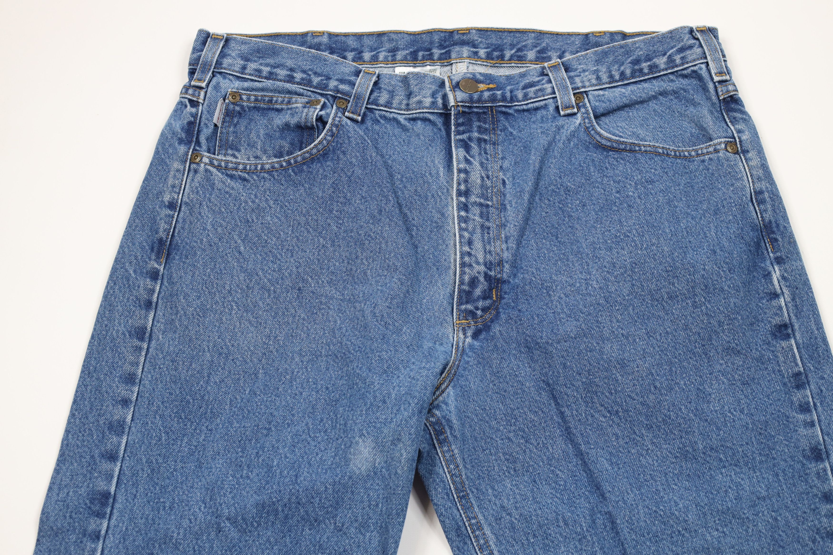 Carhartt Vintage Y2K Carhartt Traditional Fit Denim Jeans Blue Size US 38 / EU 54 - 2 Thumbnail