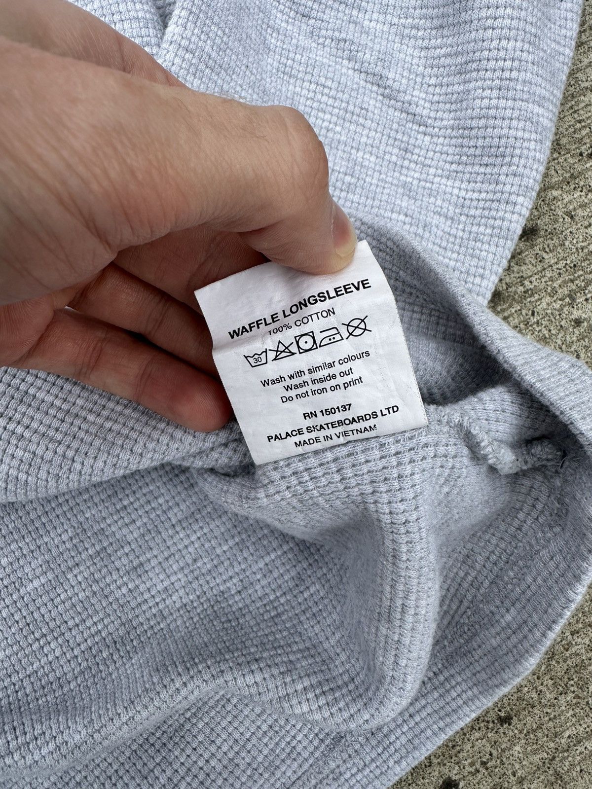 Palace Palace Waffle Knit Thermal Size US S / EU 44-46 / 1 - 5 Thumbnail