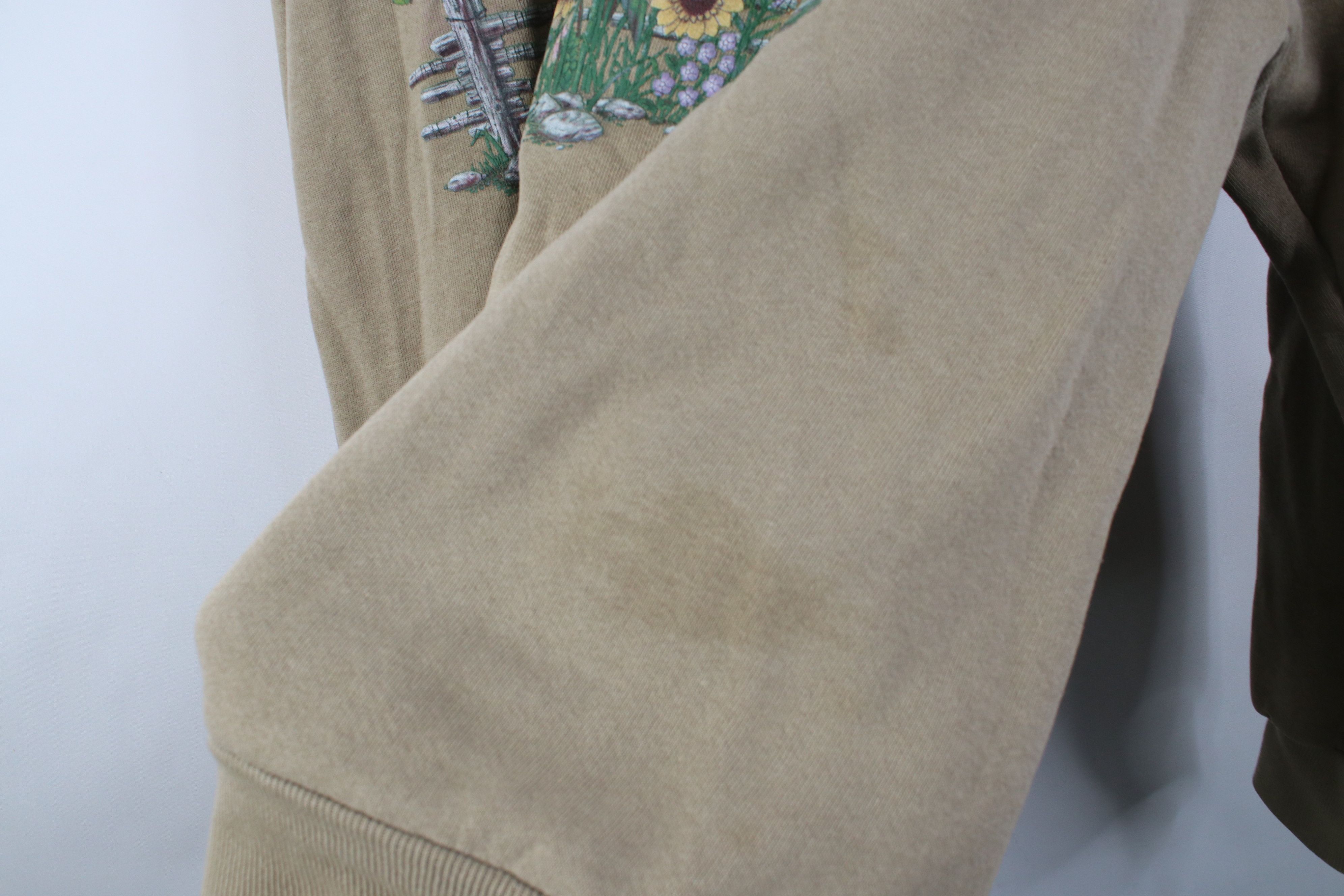 Vintage Vintage 90s Streetwear Nature Leaf Garden Flower Sweatshirt Size XL / US 12-14 / IT 48-50 - 7 Thumbnail