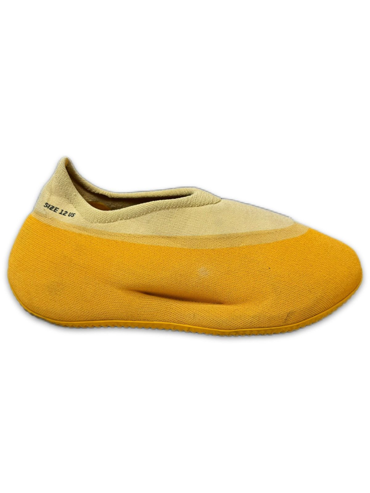 Yeezy SS20 Yeezy SAMPLE 350 V3 Yellow Sulfur Knit Runner Sneakers Size US 12 / EU 45 - 3 Thumbnail