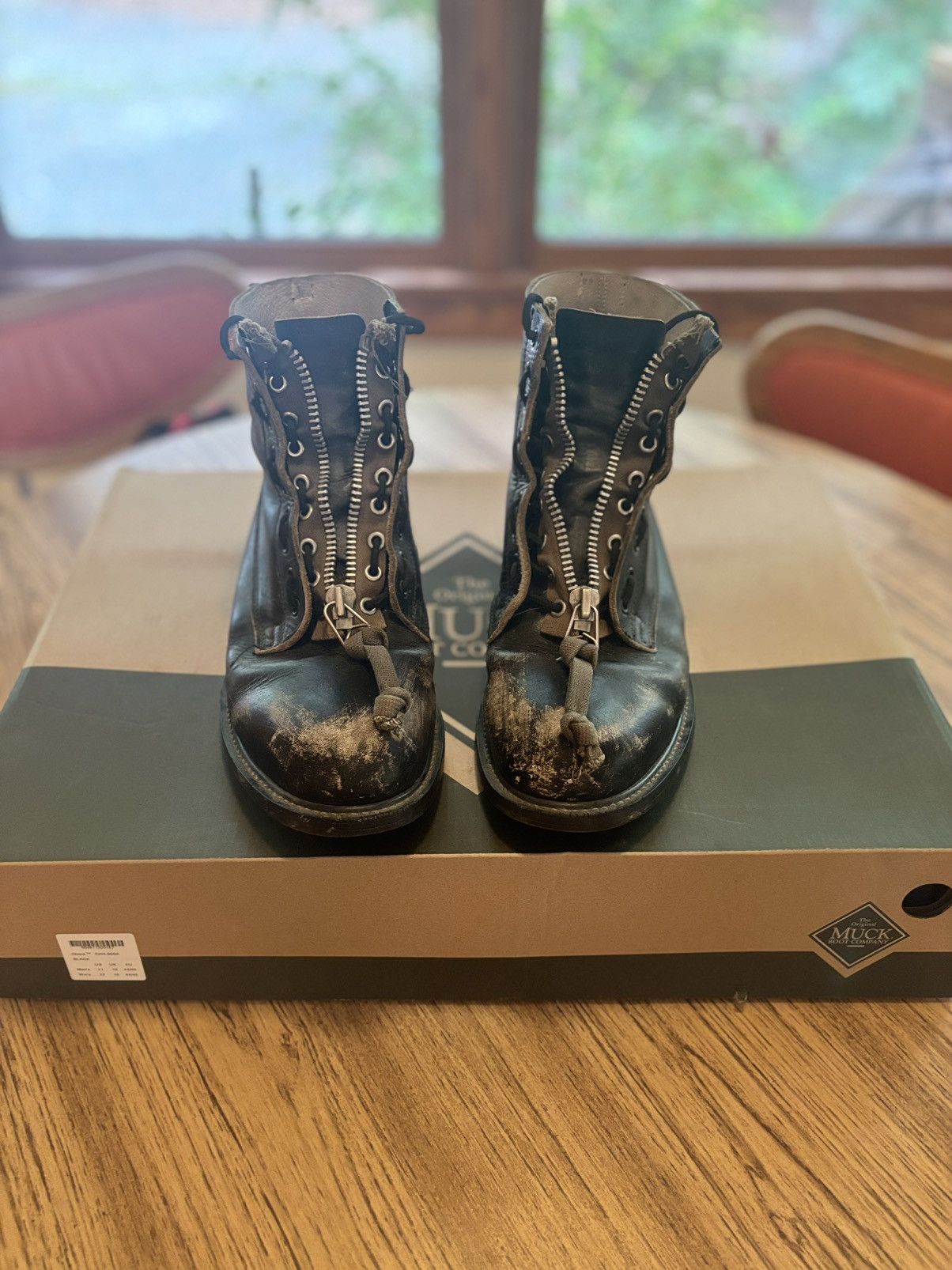 Undercover Undercover “T” Period Distressed, Studded Boots | Grailed