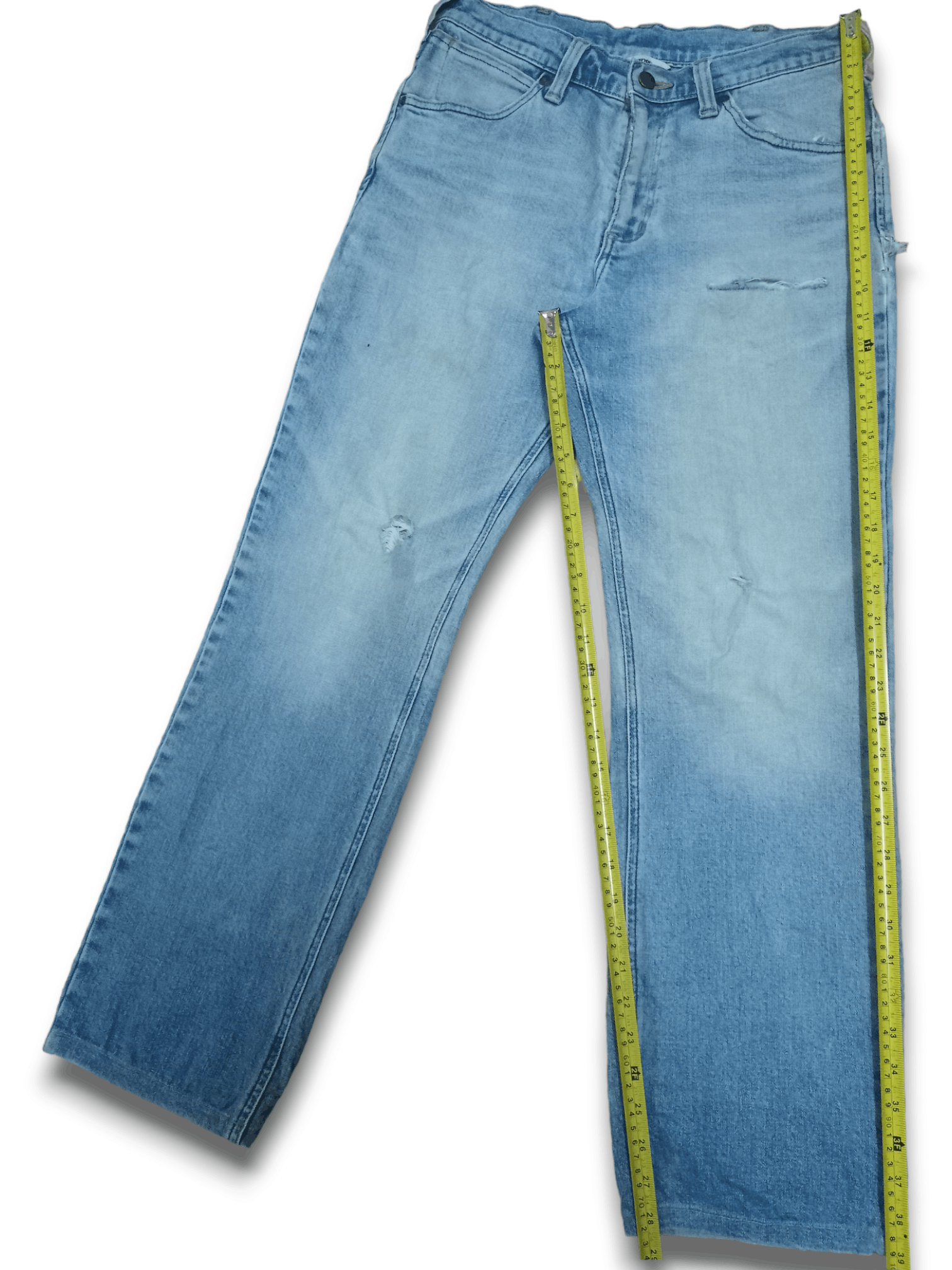 Wrangler Vintage Wrangler Light Wash Distressed Loose Jeans Size US 29 - 10 Thumbnail