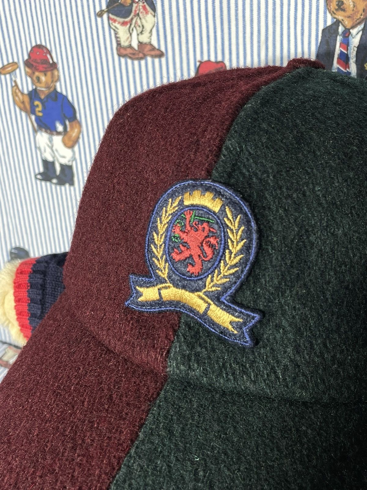 Tommy Hilfiger × Vintage Cap Tommy Hilfiger Lion Crest OG Vintage 90’s Size ONE SIZE - 4 Thumbnail