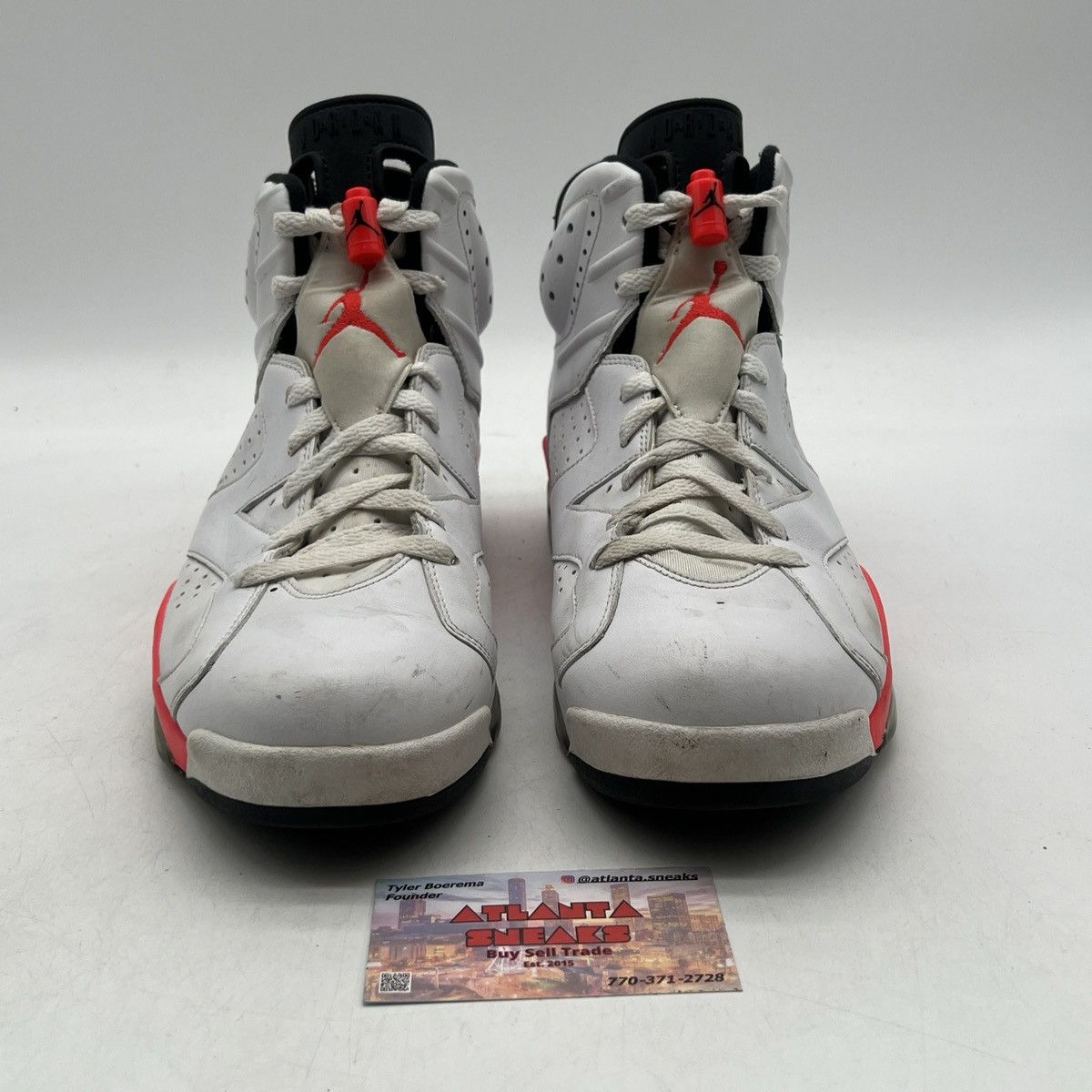 Jordan Brand Air Jordan 6 white infrared Size US 11 / EU 44 - 2 Thumbnail