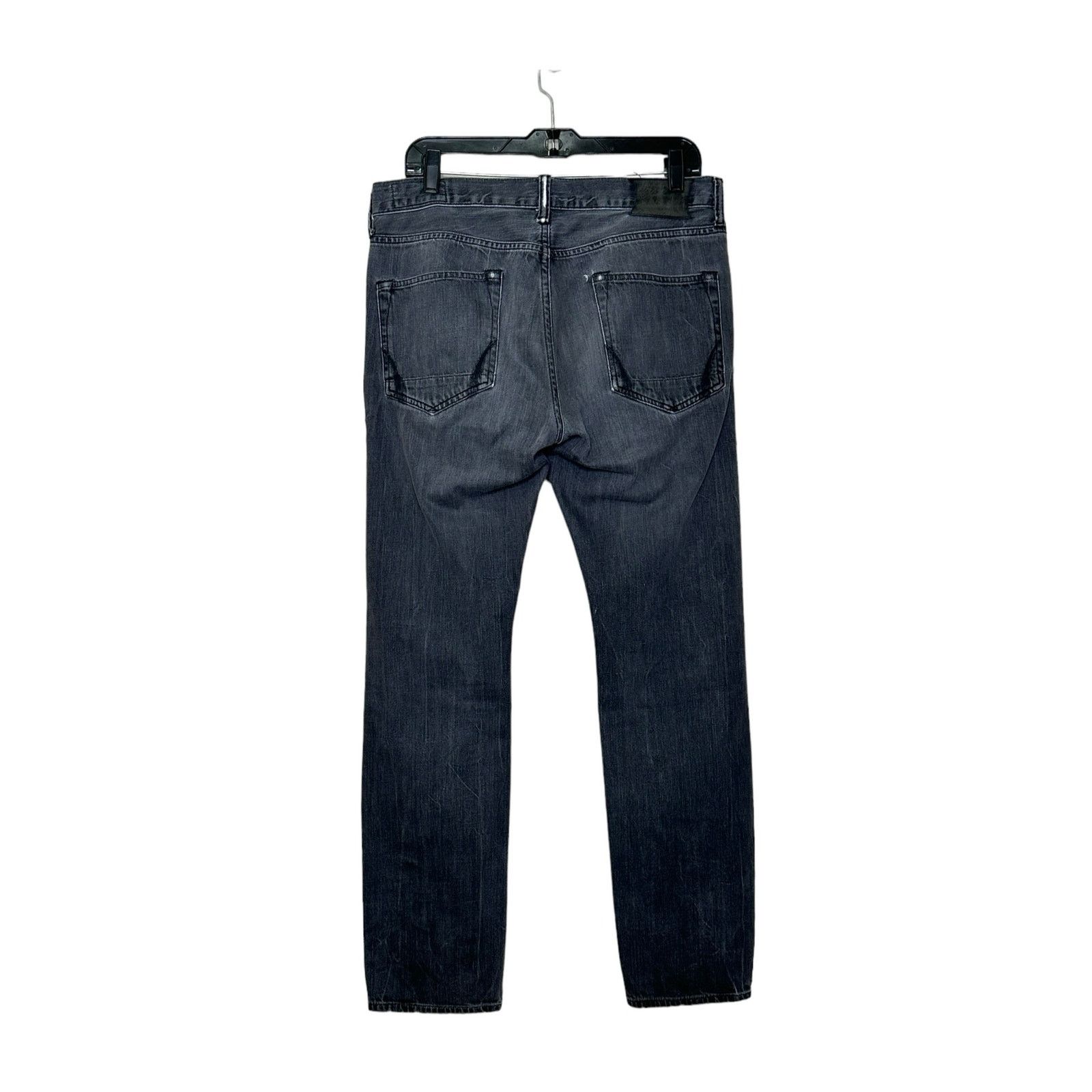 Allsaints All Saints 607 black wash straight leg jeans size 34 Size US 34 / EU 50 - 2 Thumbnail