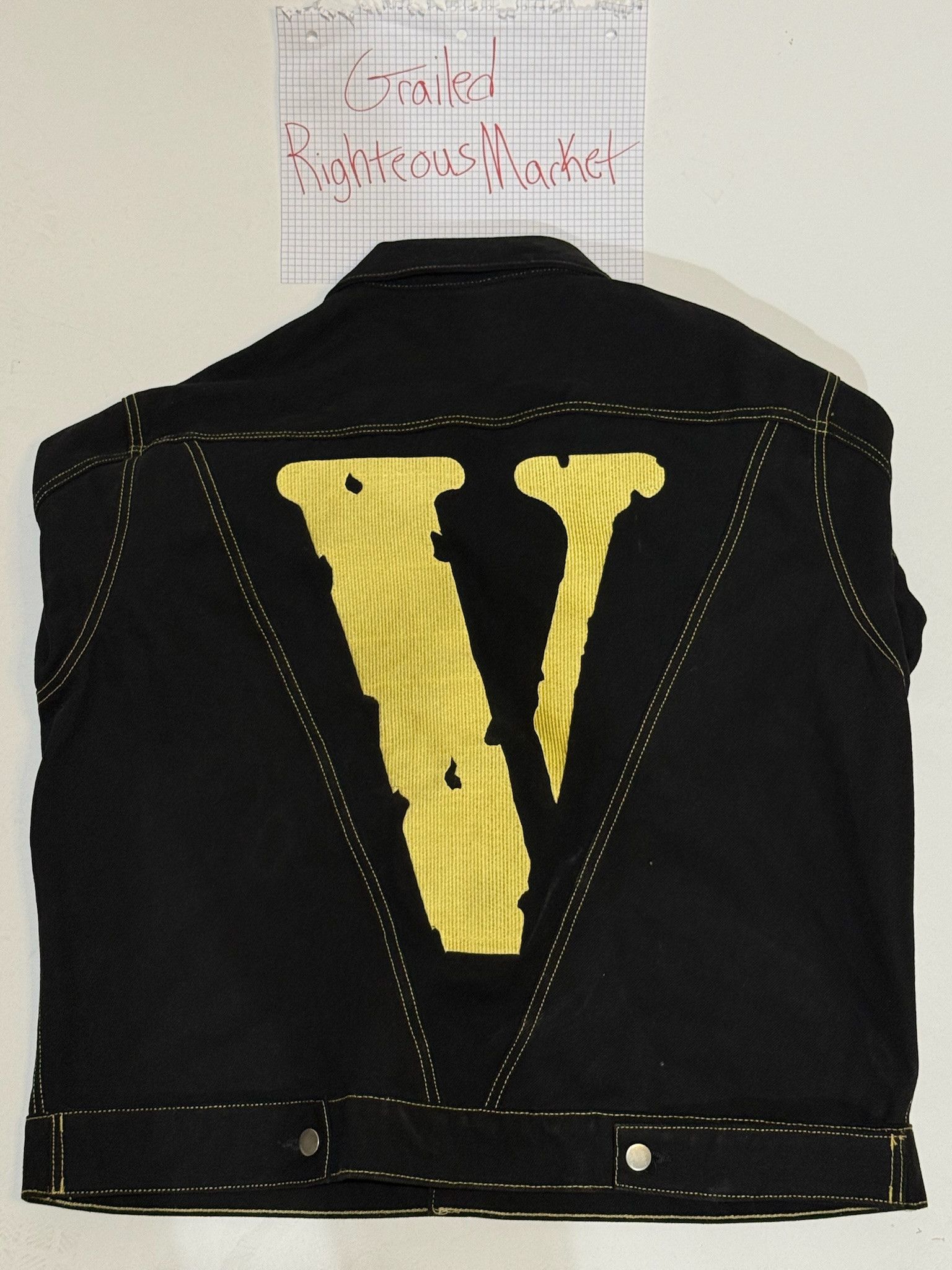 Vlone Vlone Denim Jacket Size US XL / EU 56 / 4 - 1 Thumbnail