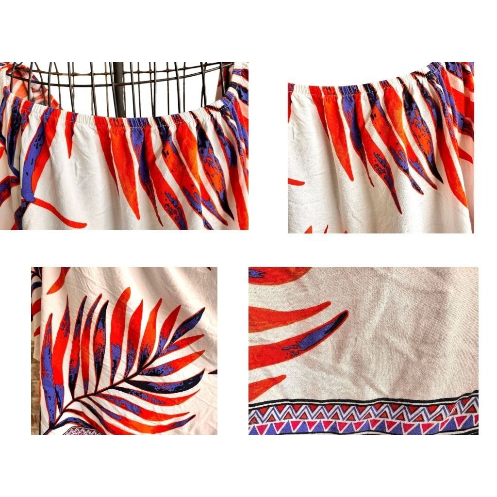 Vintage Lascada On Off Shoulder Top Size 12 14 White Size XL / US 12-14 / IT 48-50 - 10 Thumbnail