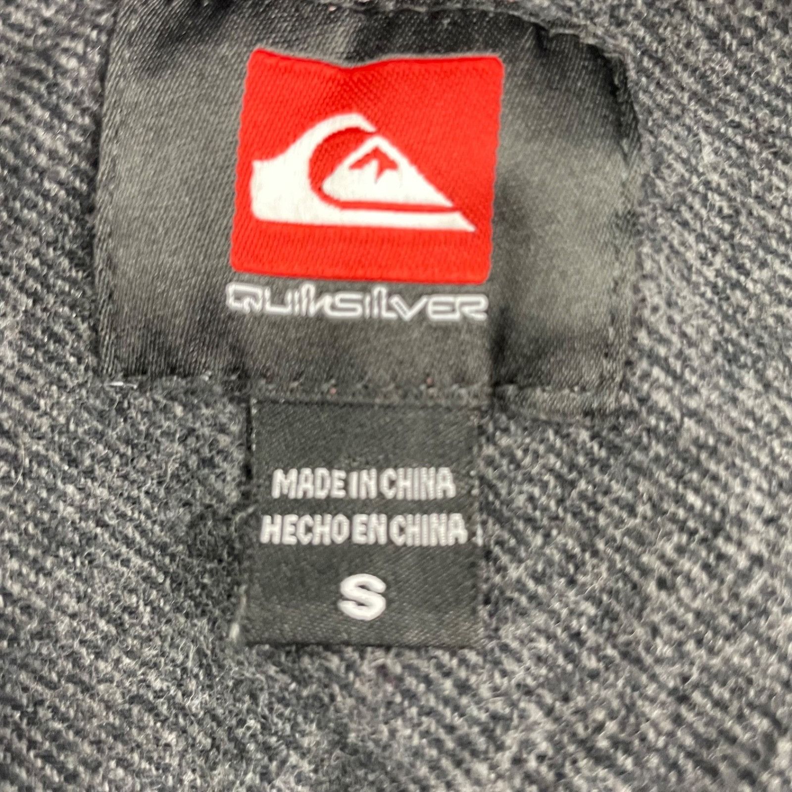 Quiksilver Quicksilver Men's 100% Cotton L/S Hooded Button Work Shirt G Size US S / EU 44-46 / 1 - 3 Thumbnail