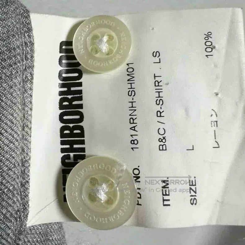 Neighborhood Neighborhood Artificial Silk Open Collar Shirt Size US L / EU 52-54 / 3 - 5 Thumbnail