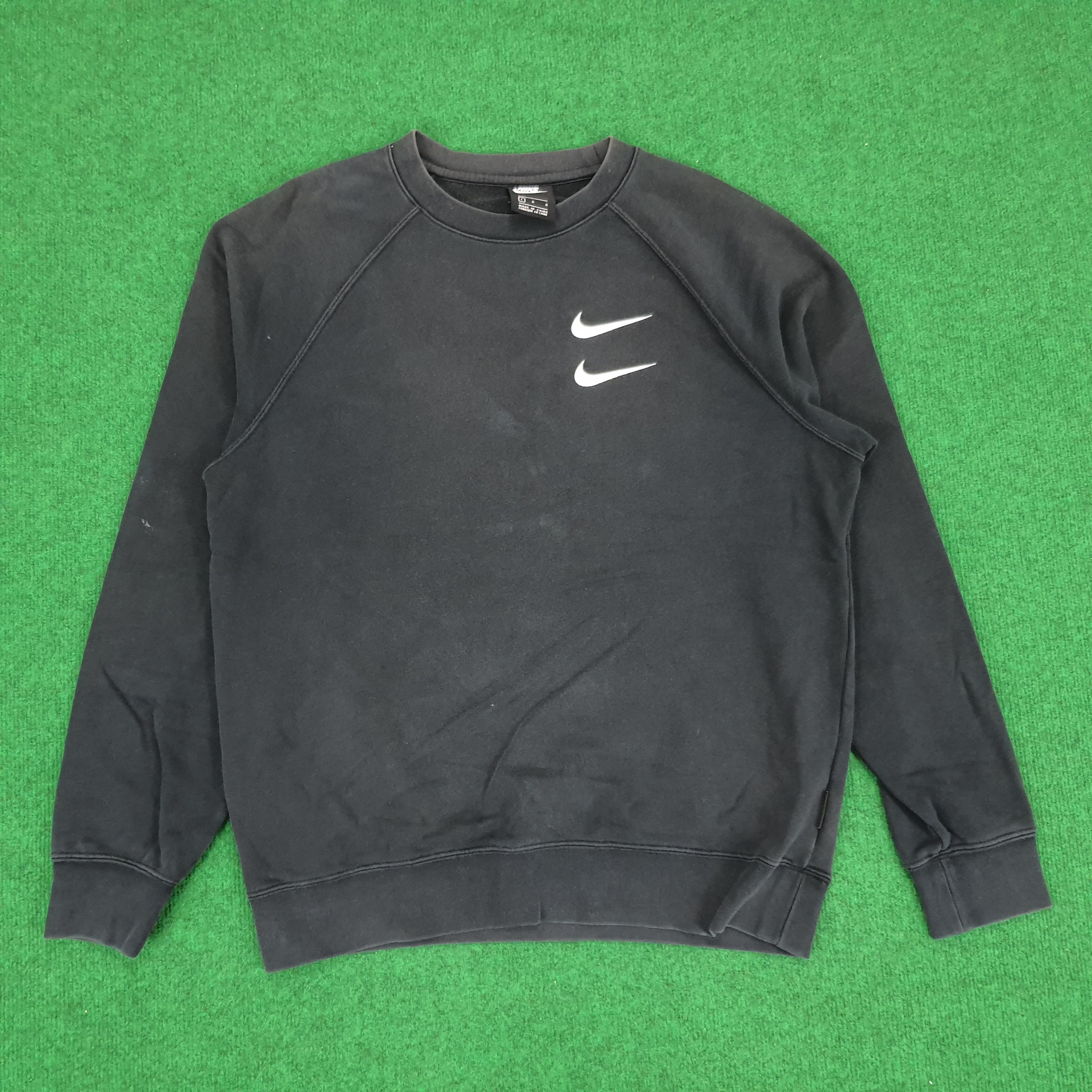 Nike Vintage Nike Double Embroidery Swoosh Sweatshirt Size US M / EU 48-50 / 2 - 3 Thumbnail
