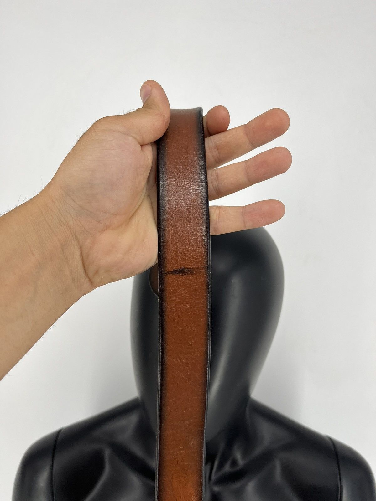 Ralph Lauren Vintage Polo Ralph Lauren Belt Brown Leather RRL 28 Small US Size 38 - 4 Thumbnail