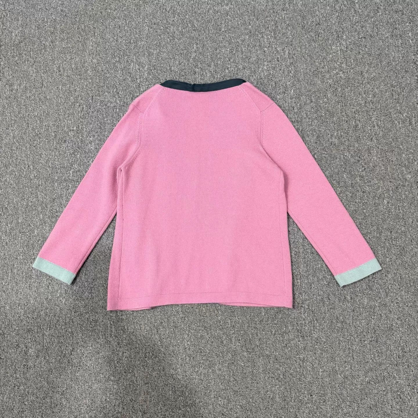 Chanel Chanel cashmere colorblock knit cardigan 34 mint Size XS / US 0-2 / IT 36-38 - 2 Thumbnail
