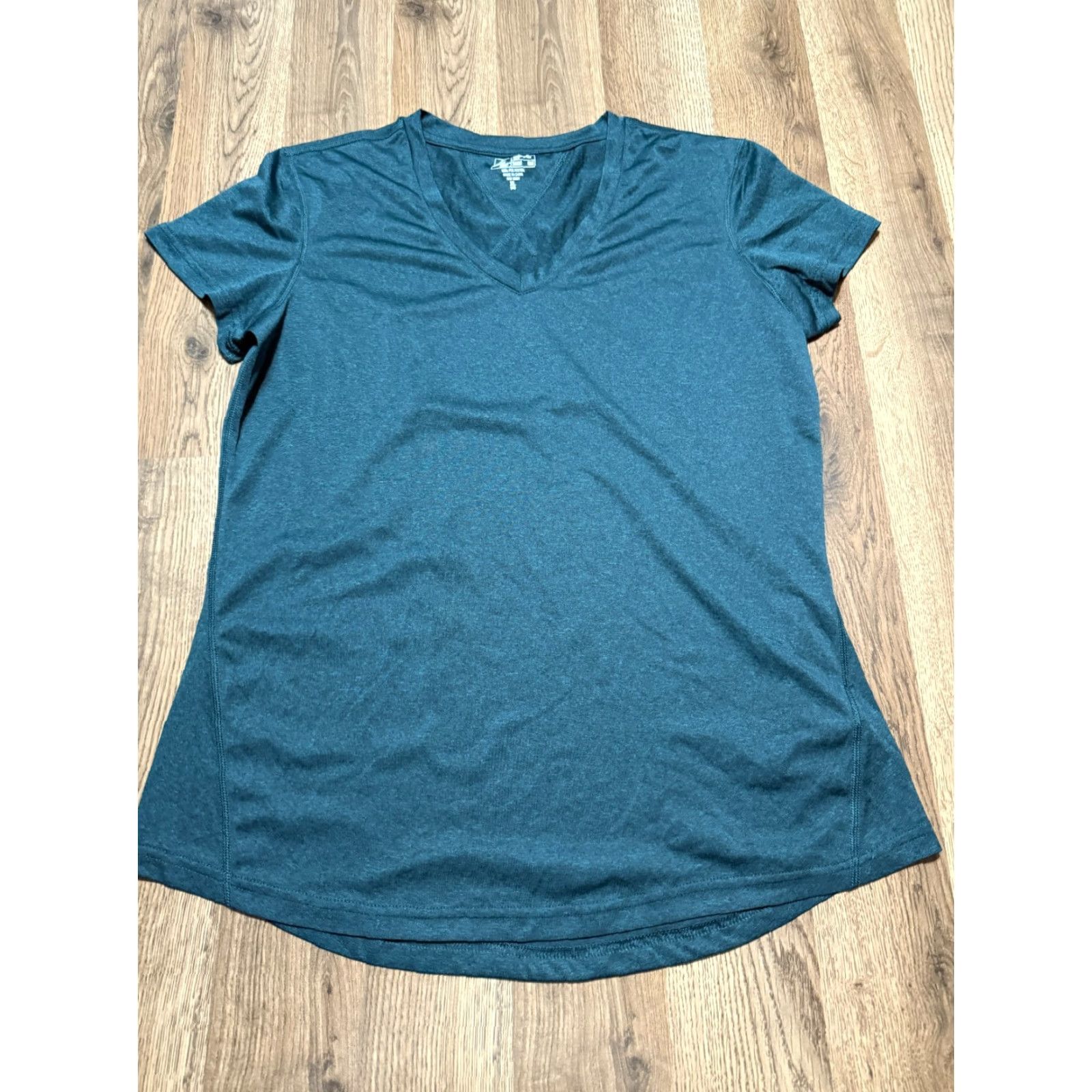 Vintage Energy Zone Shirt Women's XL Green V-neck Athletic Wear Outdoor Shirt Clothing Size XL / US 12-14 / IT 48-50 - 2 Thumbnail
