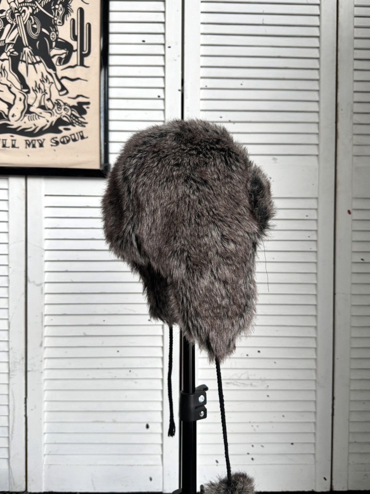 Vintage New Look Faux Fur Trapper Ushanka Brown One Size Size ONE SIZE - 4 Thumbnail