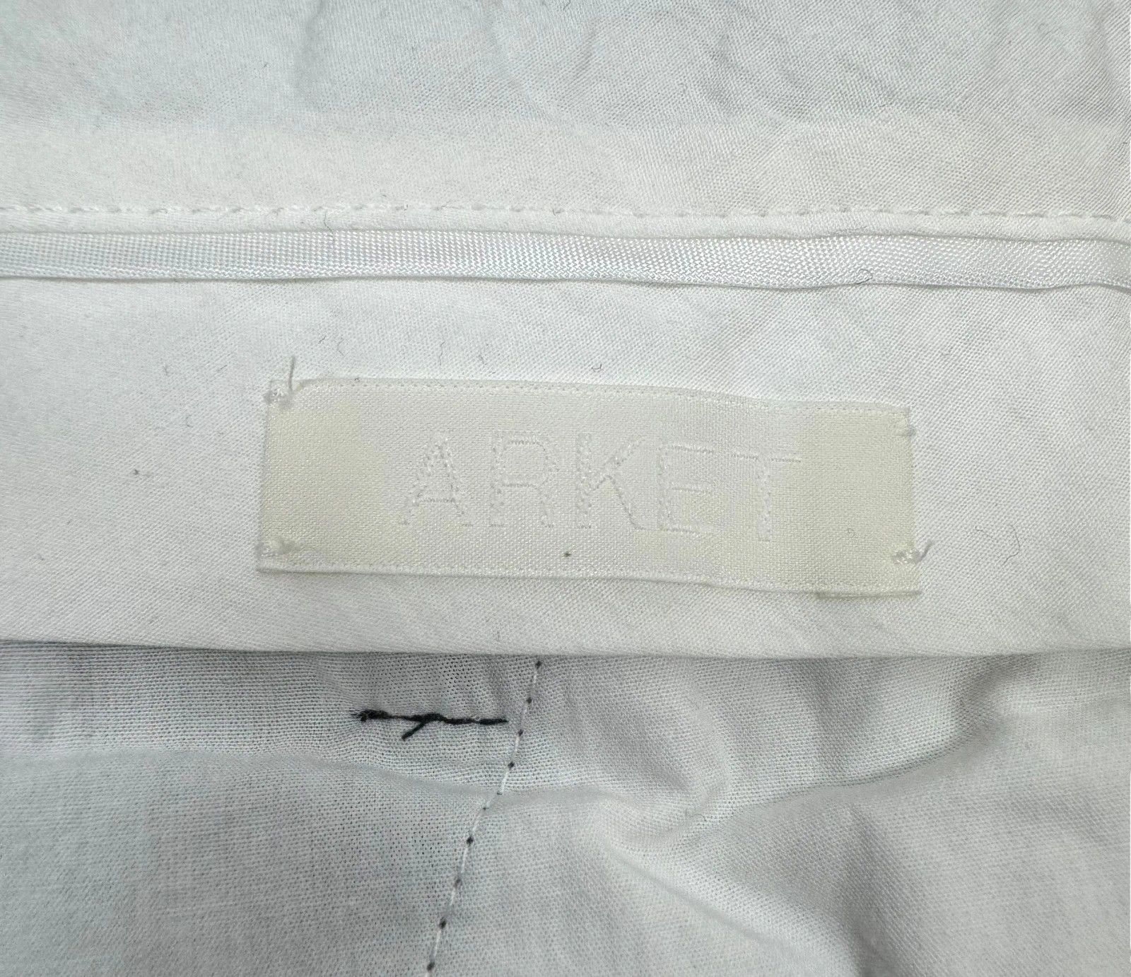 Arket Arket Wool Dress Pants Wide Leg Striped size 36 Size 26" / US 2 / IT 38 - 9 Thumbnail