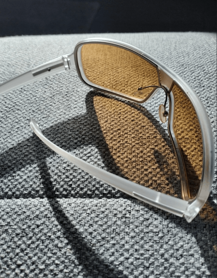 Prada PRADA Sunglasses Wrap Shield Mask Symbole Sport Red Tab Size ONE SIZE - 2 Thumbnail