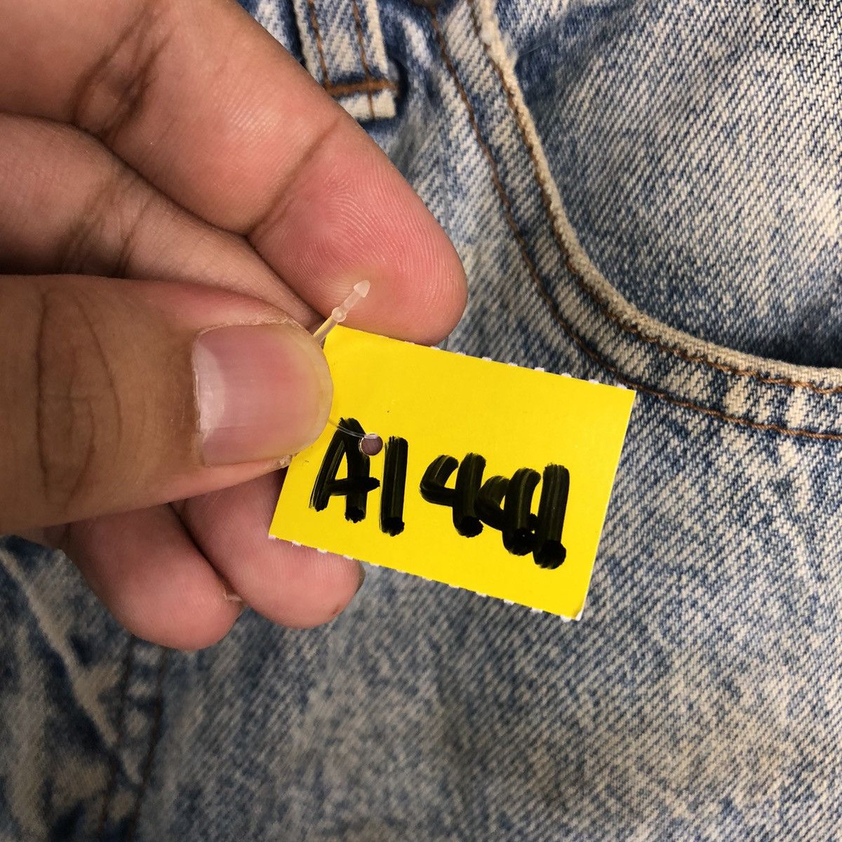 Levi's Levis vintage Blue Denim Pants #A1441 Size US 27 - 11 Thumbnail