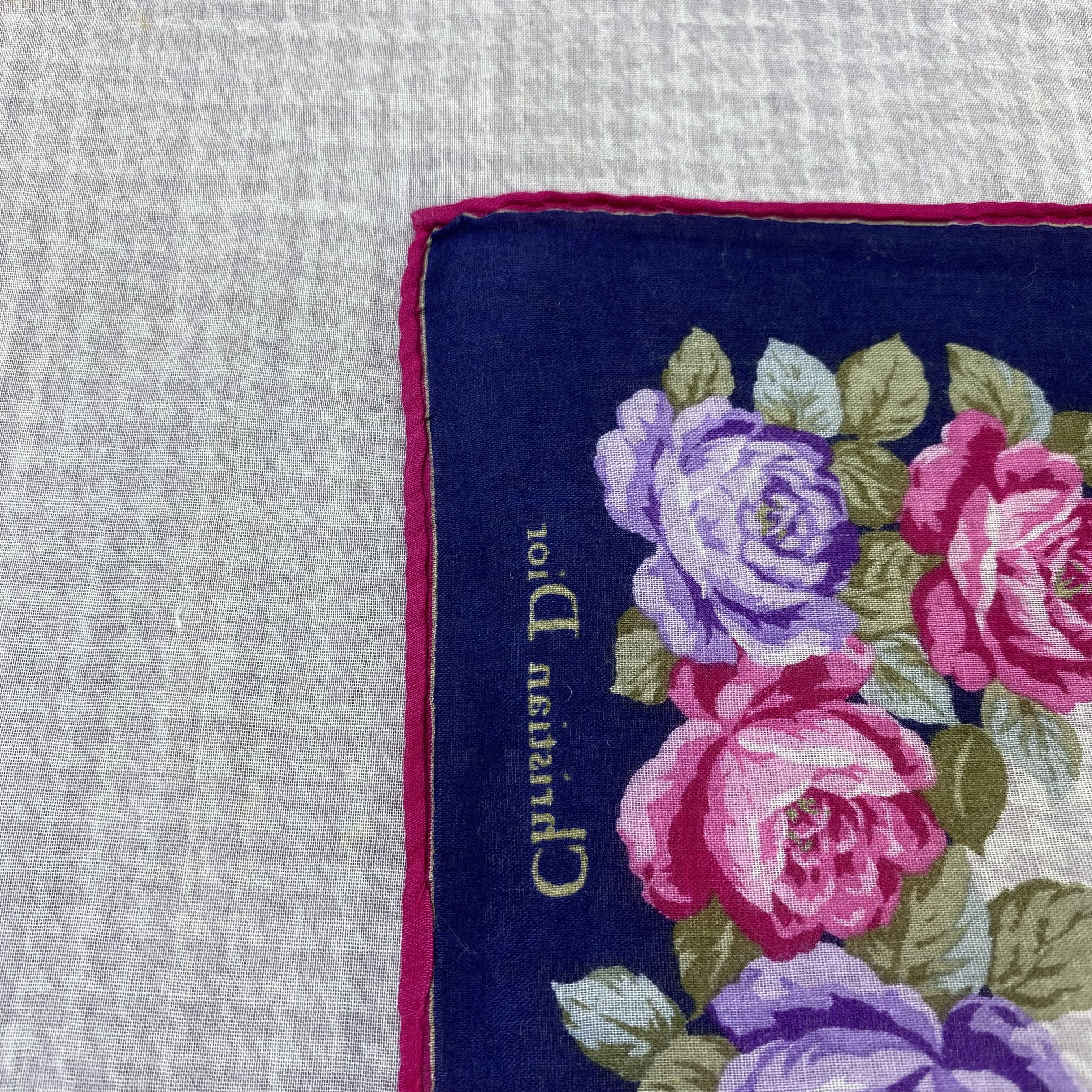 Vintage Christian Dior Handkerchief Neckerchief Bandana-B1865 Size ONE SIZE - 6 Thumbnail