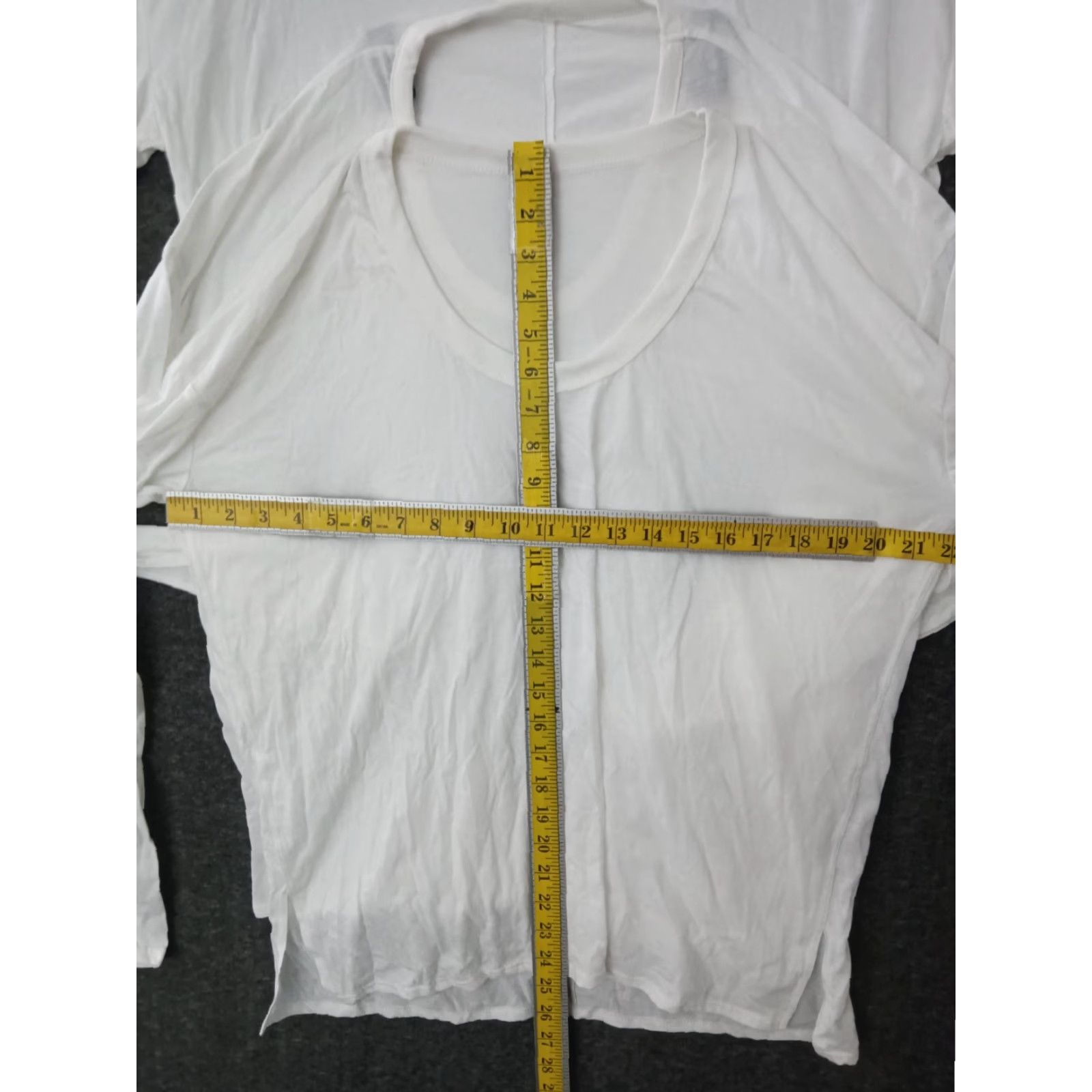 Vintage Women's Size S Top Long Sleeve Pullover Shirt White 3-Pack Size S / US 4 / IT 40 - 4 Thumbnail