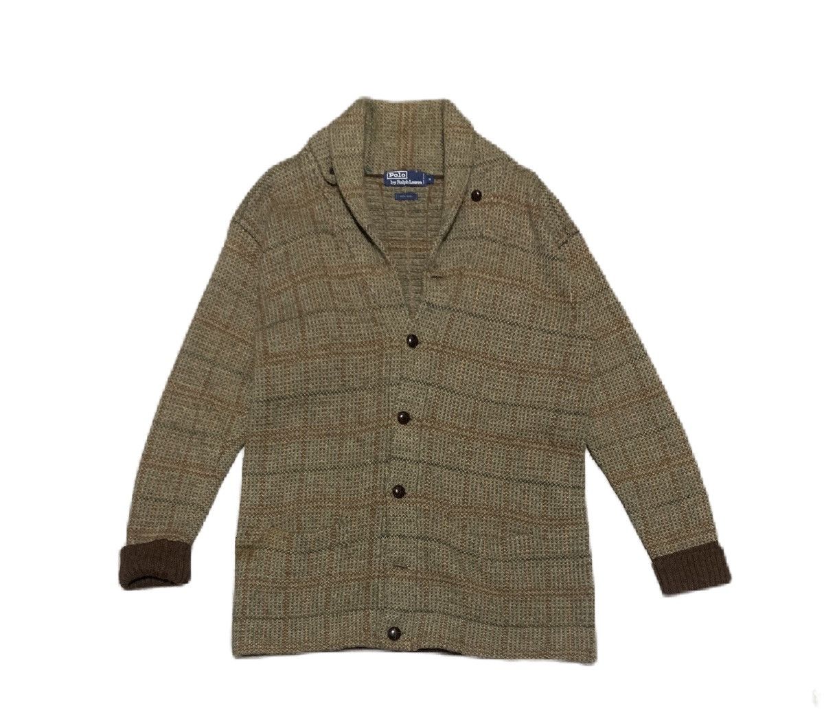Polo Ralph Lauren Vintage Polo Ralph Lauren Wool Knit Jacket Size US M / EU 48-50 / 2 - 1 Thumbnail