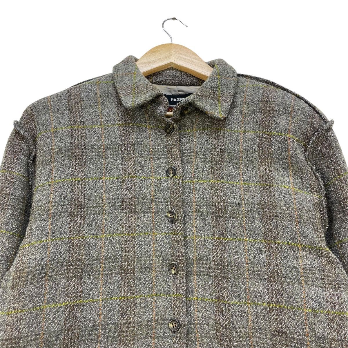 Issey Miyake 💥Vintage Fabrice Checked Jacket Size M / US 6-8 / IT 42-44 - 5 Thumbnail