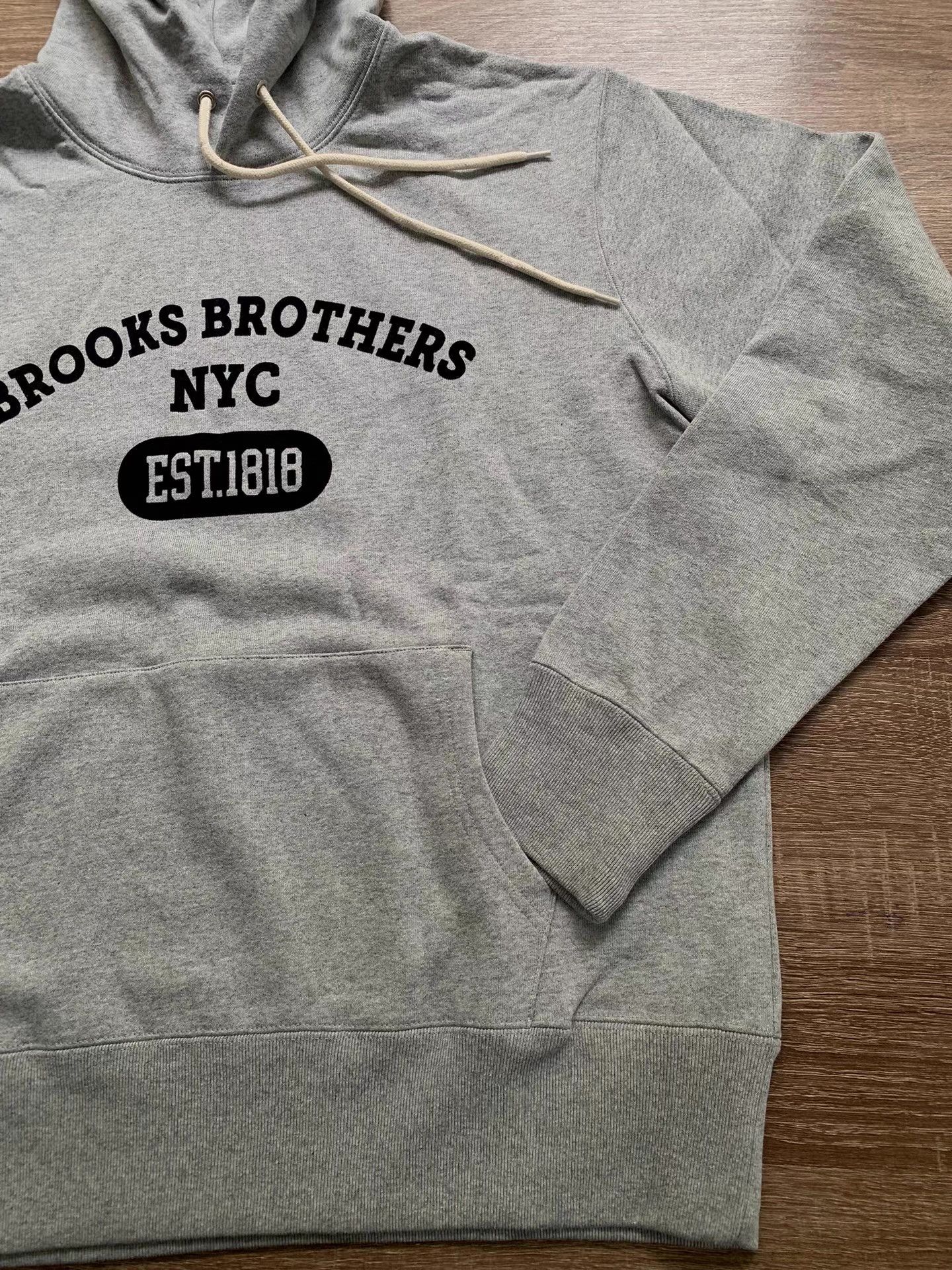Brooks Brothers Brooks Brothers Heavyweight Pullover Hoodie Ｑ22 Size US M / EU 48-50 / 2 - 8 Thumbnail