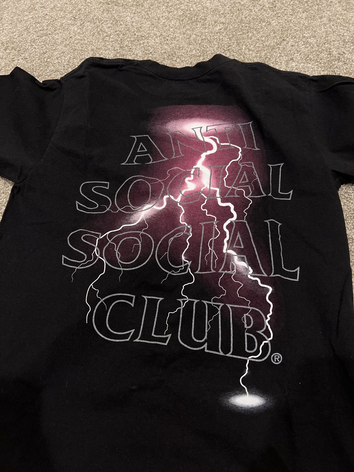 Anti Social Social Club Lightning Tee | Grailed