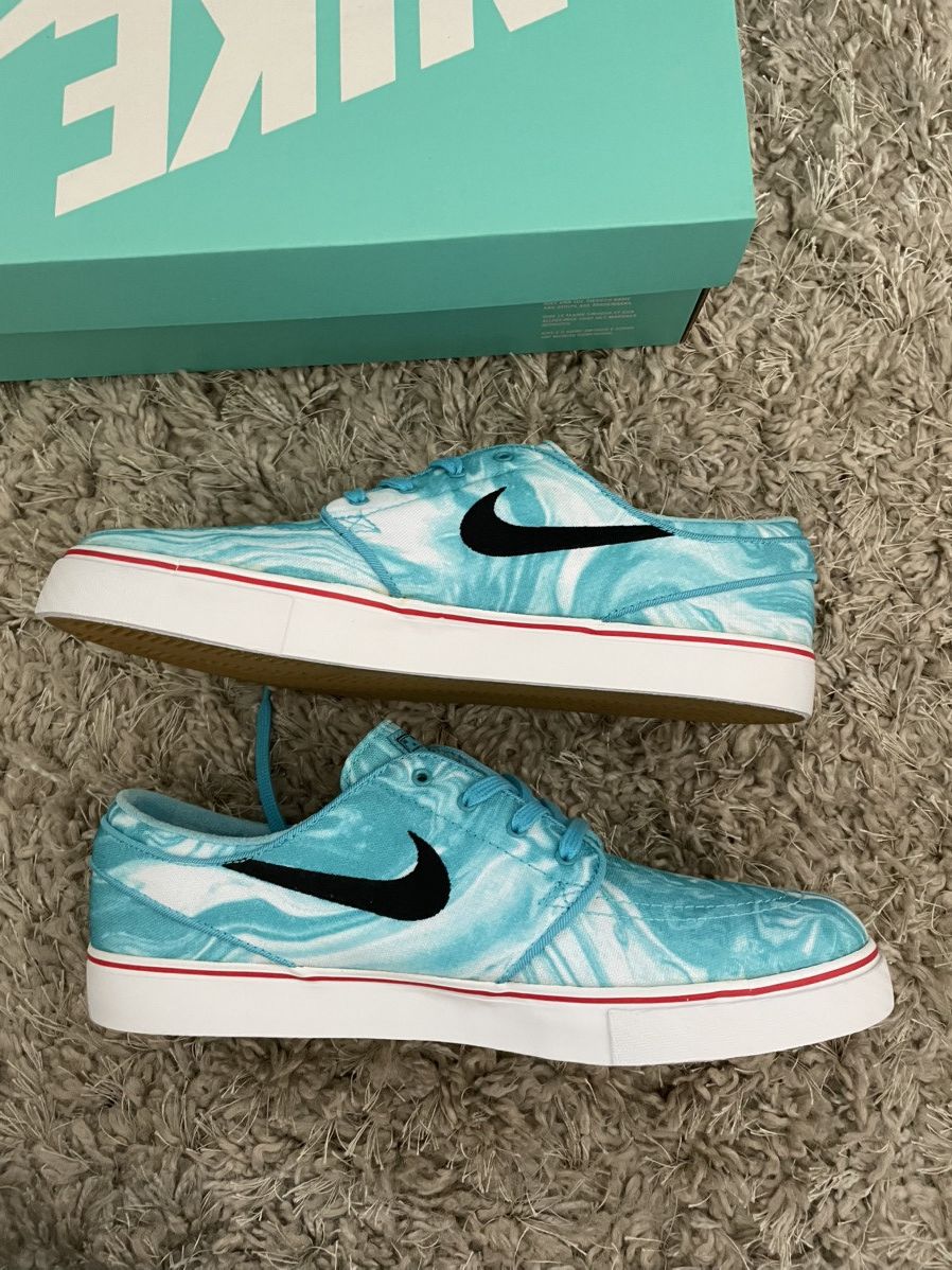 Nike SB Nike Zoom Stefan Janoski CNVS PRM Blue Size US 9.5 / EU 42-43 - 3 Thumbnail