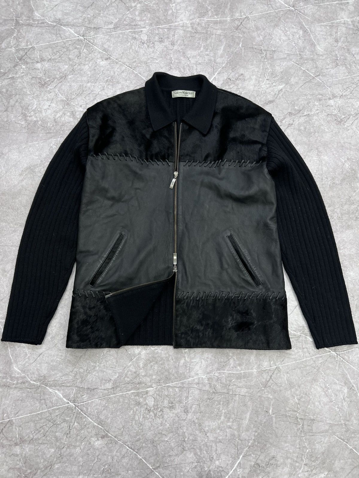 Diesel × Vintage Diesel Vintage Center Logo Y2K Zip Sweatshirt Avant Garde Size US L / EU 52-54 / 3 - 1 Thumbnail