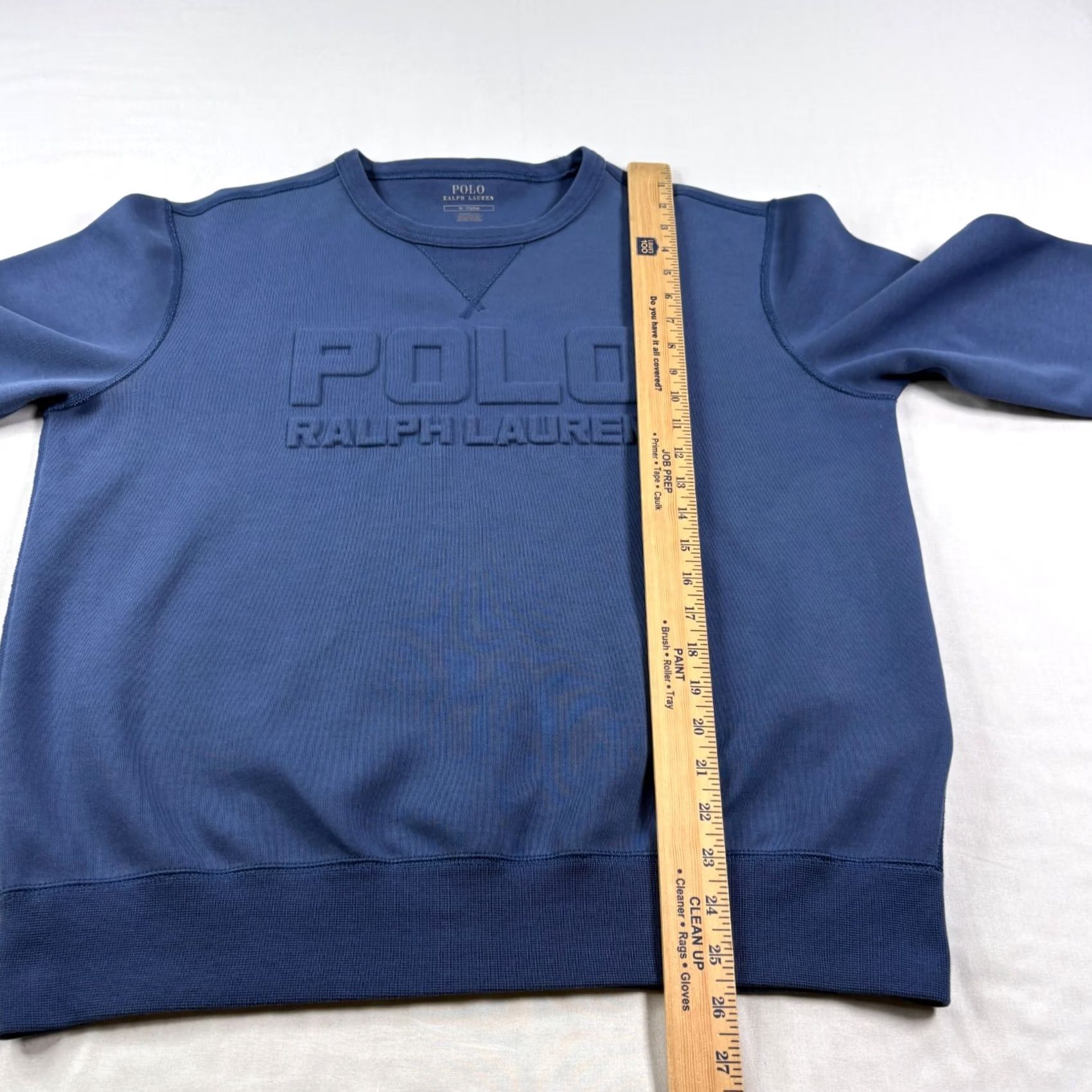 Polo Ralph Lauren Polo Ralph Lauren Sweatshirt Mens Medium Blue Spell Out Pullover Crew Neck Size US M / EU 48-50 / 2 - 5 Thumbnail