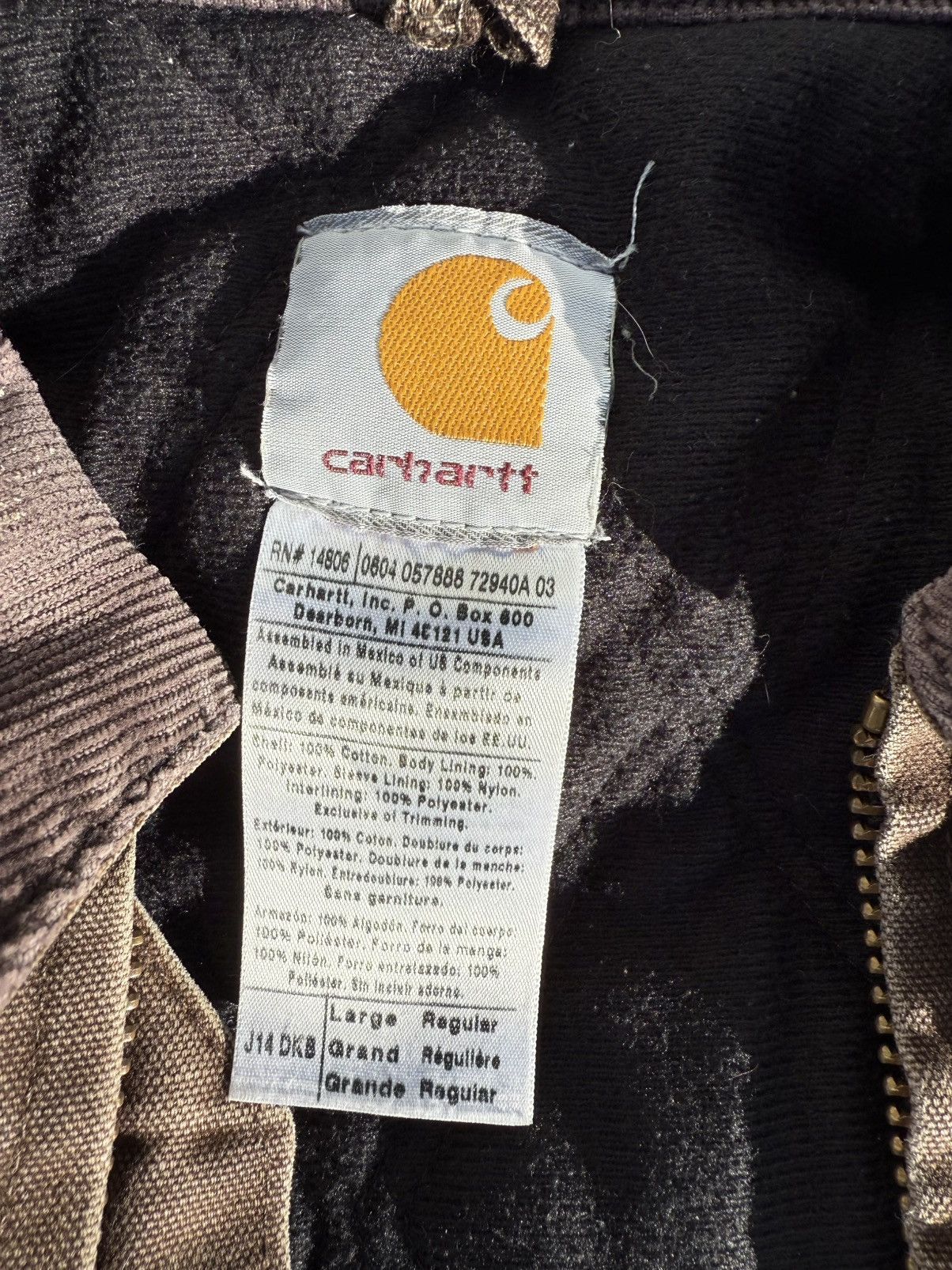 Carhartt × Vintage Carhartt Detroit Jacket Size US L / EU 52-54 / 3 - 6 Thumbnail