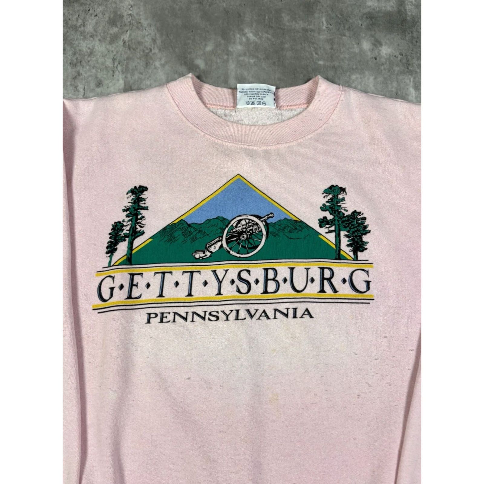 Velva Sheen VINTAGE Velva sheen Sweatshirt Mens M Pink 80s USA USA 90s Heavyweight Pullover Logo Cotton Blend Knit Size US M / EU 48-50 / 2 - 2 Thumbnail