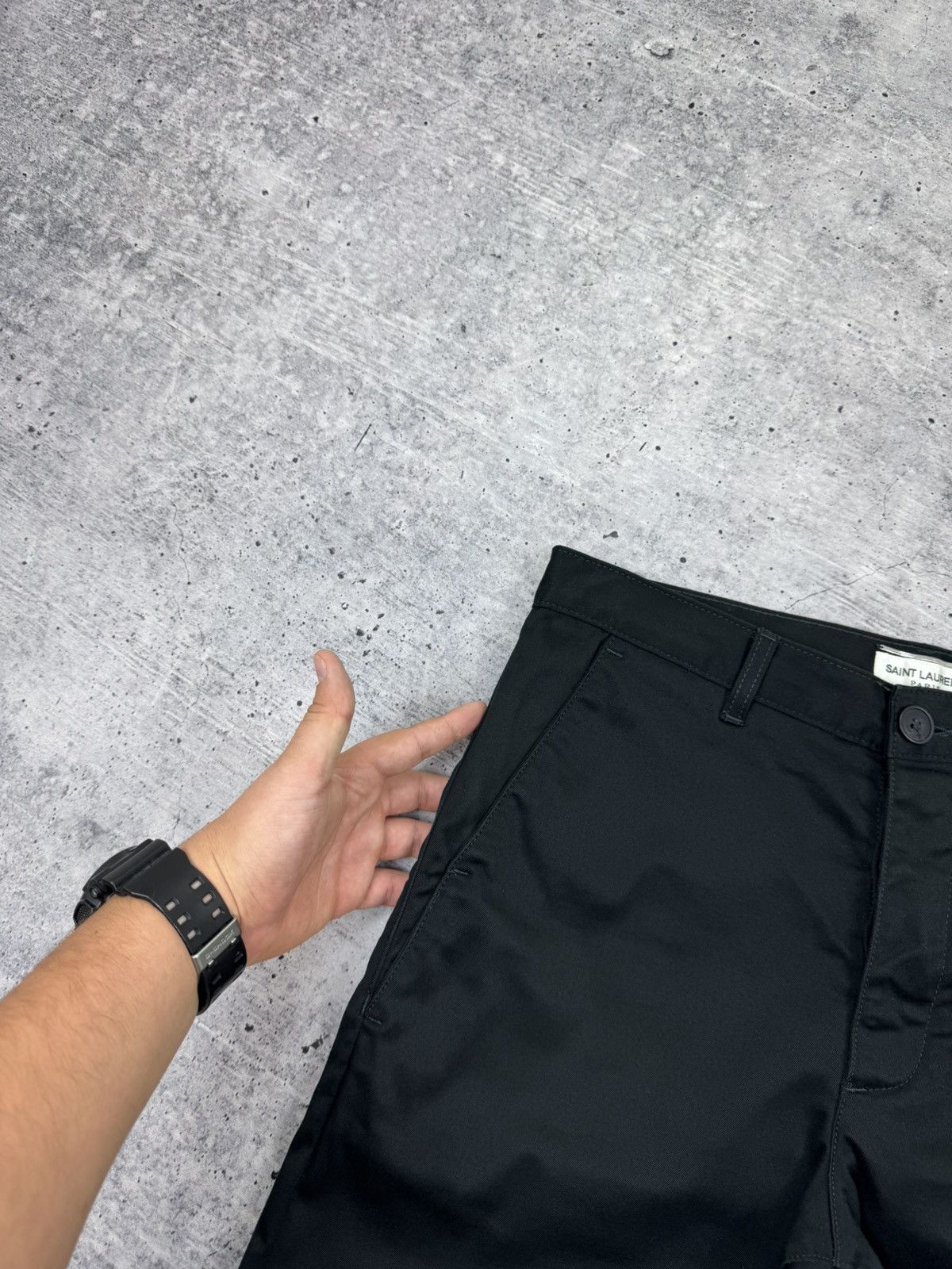 Saint Laurent Paris Vintage Saint Laurent Paris Classic Cropped Pants Trousers Size US 30 / EU 46 - 8 Thumbnail
