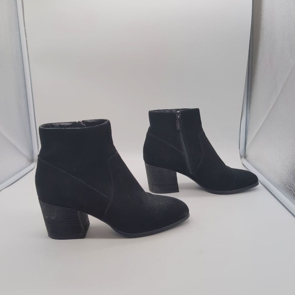 Blondo Blondo Sz 8.5 Black Suede Ankle Boots Rain B6913015 Size US 8.5 / IT 38.5 - 8 Thumbnail