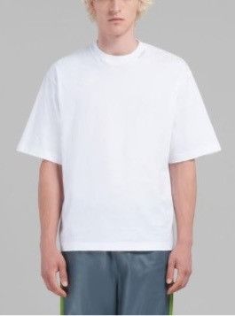 Marni o1f1d3z0326 T-Shirt in White Size US L / EU 52-54 / 3 - 1 Thumbnail