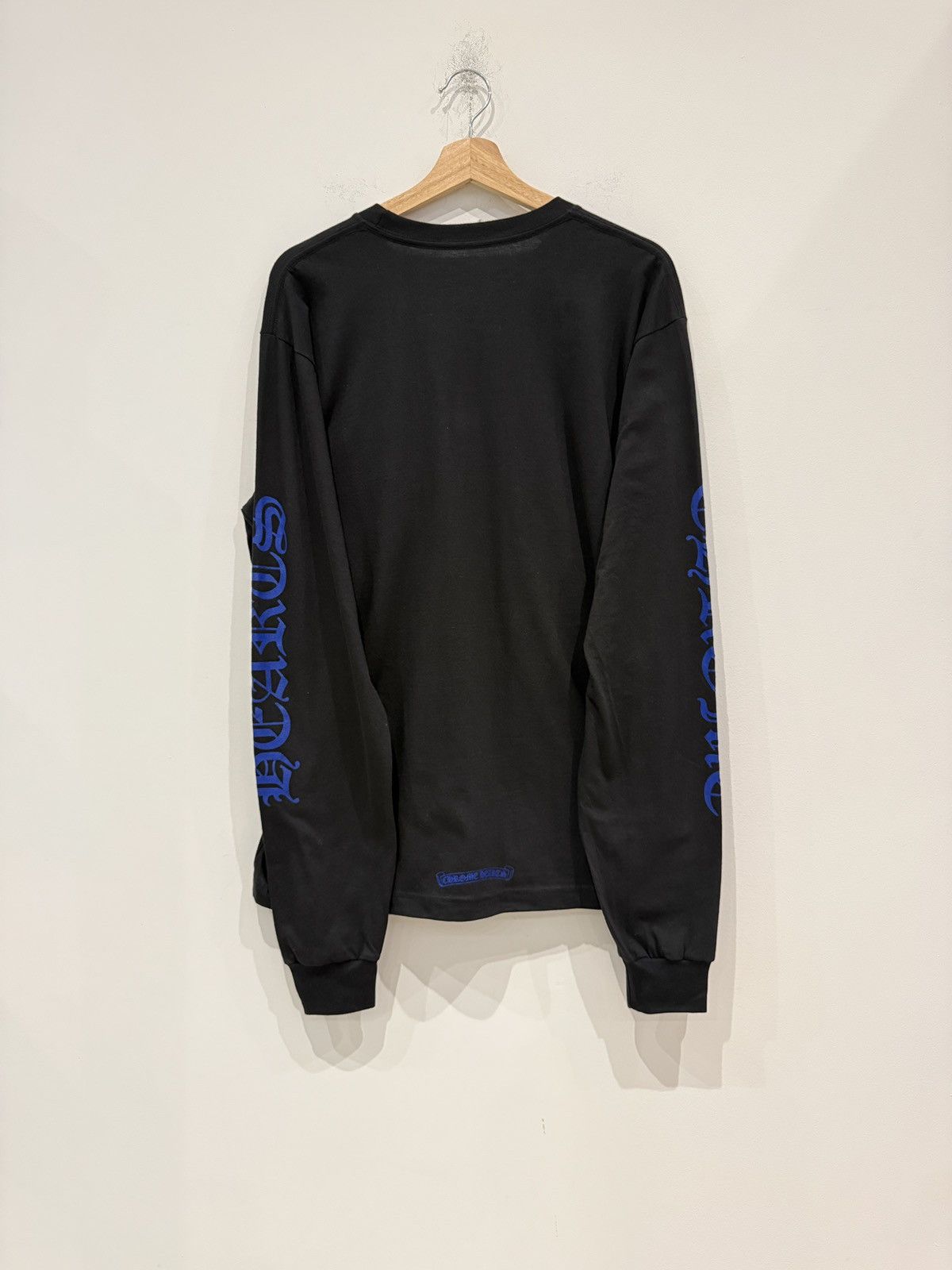 Chrome Hearts Chrome Hearts Neck Logo Long Sleeve Black / Blue Size: L Size US L / EU 52-54 / 3 - 3 Thumbnail