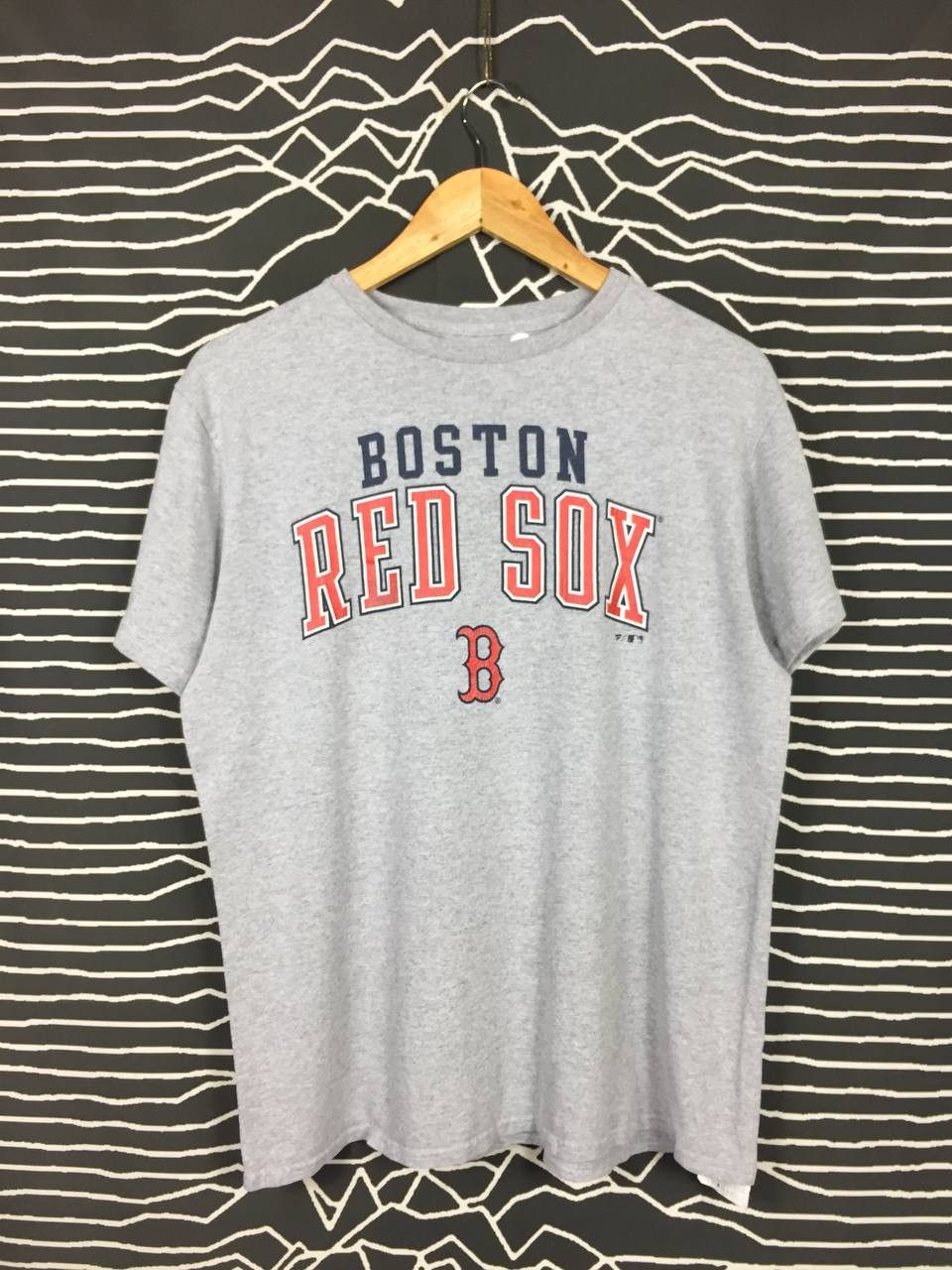 MLB × Majestic × Vintage Vtg Boston Red Sox Spell Out Logo American Sports Tee Size US M / EU 48-50 / 2 - 2 Thumbnail