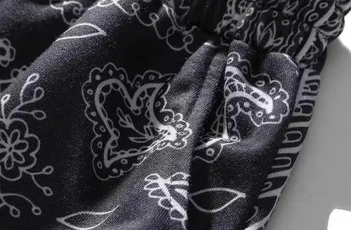 Japanese Brand 21SS Tokyo Union Black Bandana Paisley Cargo Shorts Size US 32 / EU 48 - 3 Thumbnail
