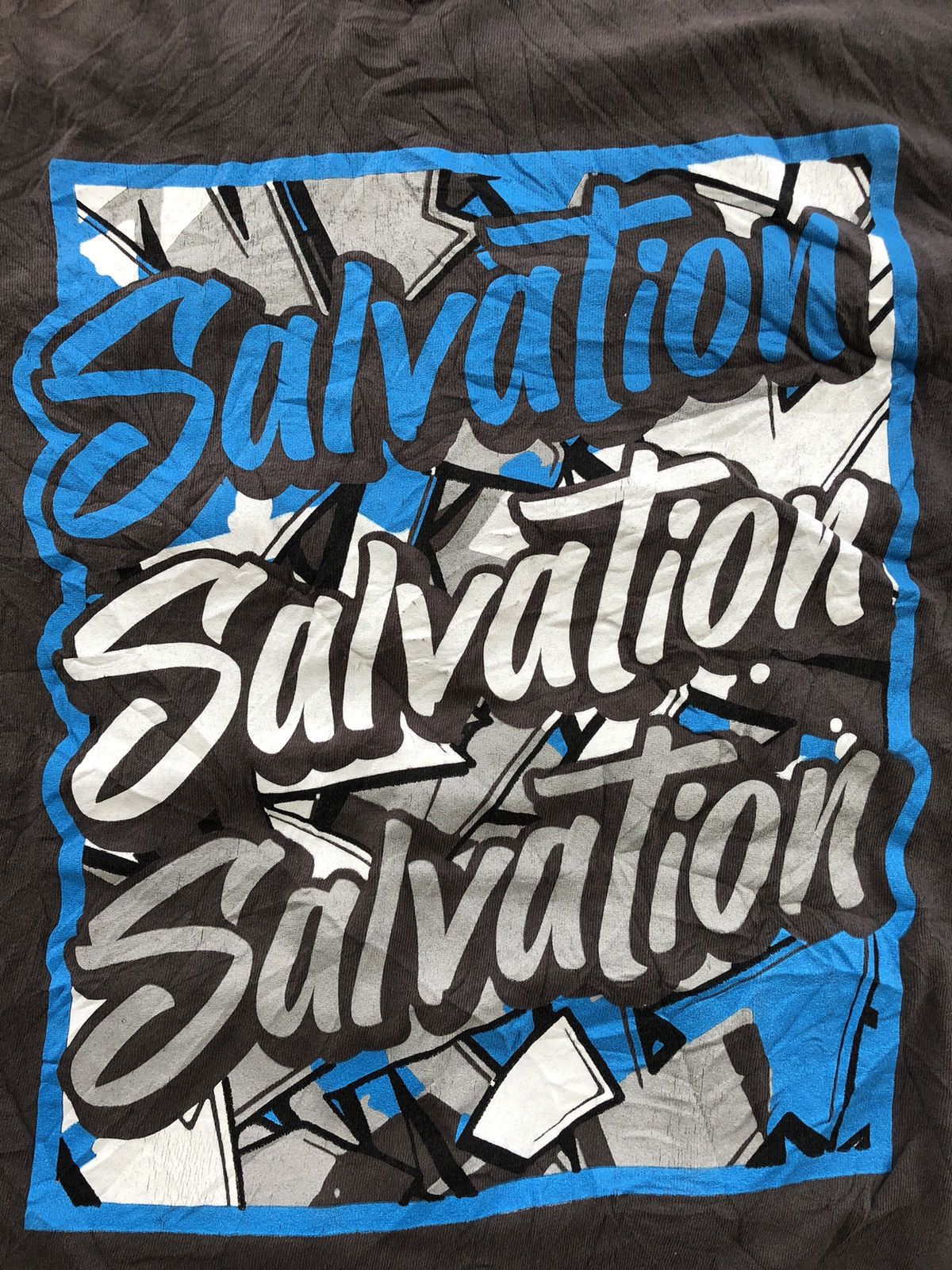 Japanese Brand × Vintage Vintage Y2K Salvation Military Wording Tshirt Size US XXL / EU 58 / 5 - 3 Thumbnail