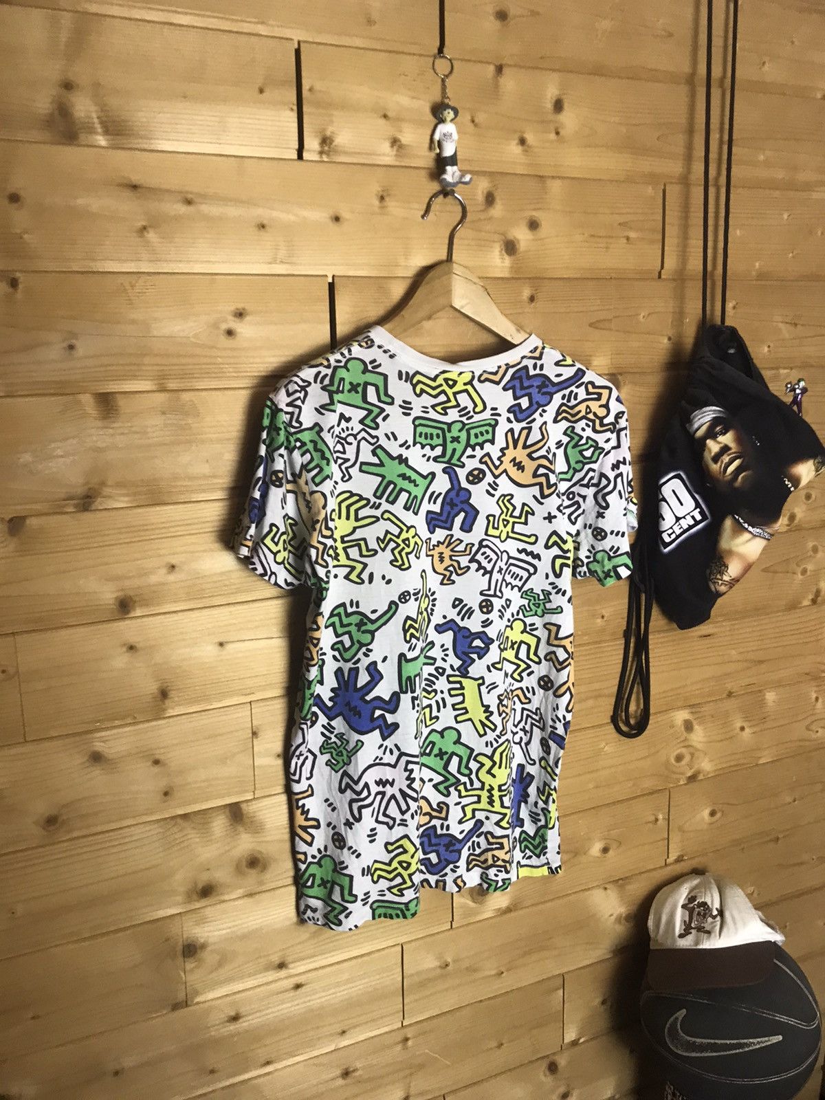 Keith Haring Keith Haring over print t-shirt Size US M / EU 48-50 / 2 - 7 Thumbnail