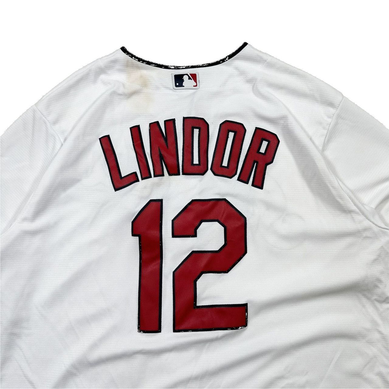 Vintage Vintage Lindor #12 Cleveland Guardians Majestic Baseball Size US XXL / EU 58 / 5 - 5 Thumbnail