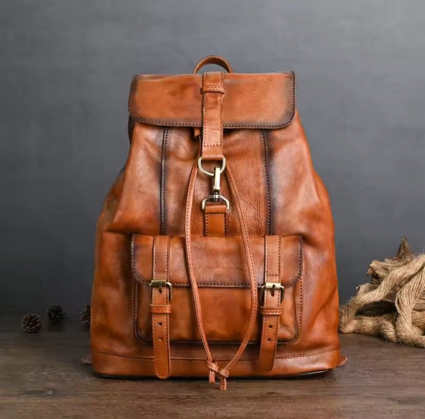 Luxury Designer Leather Backpack