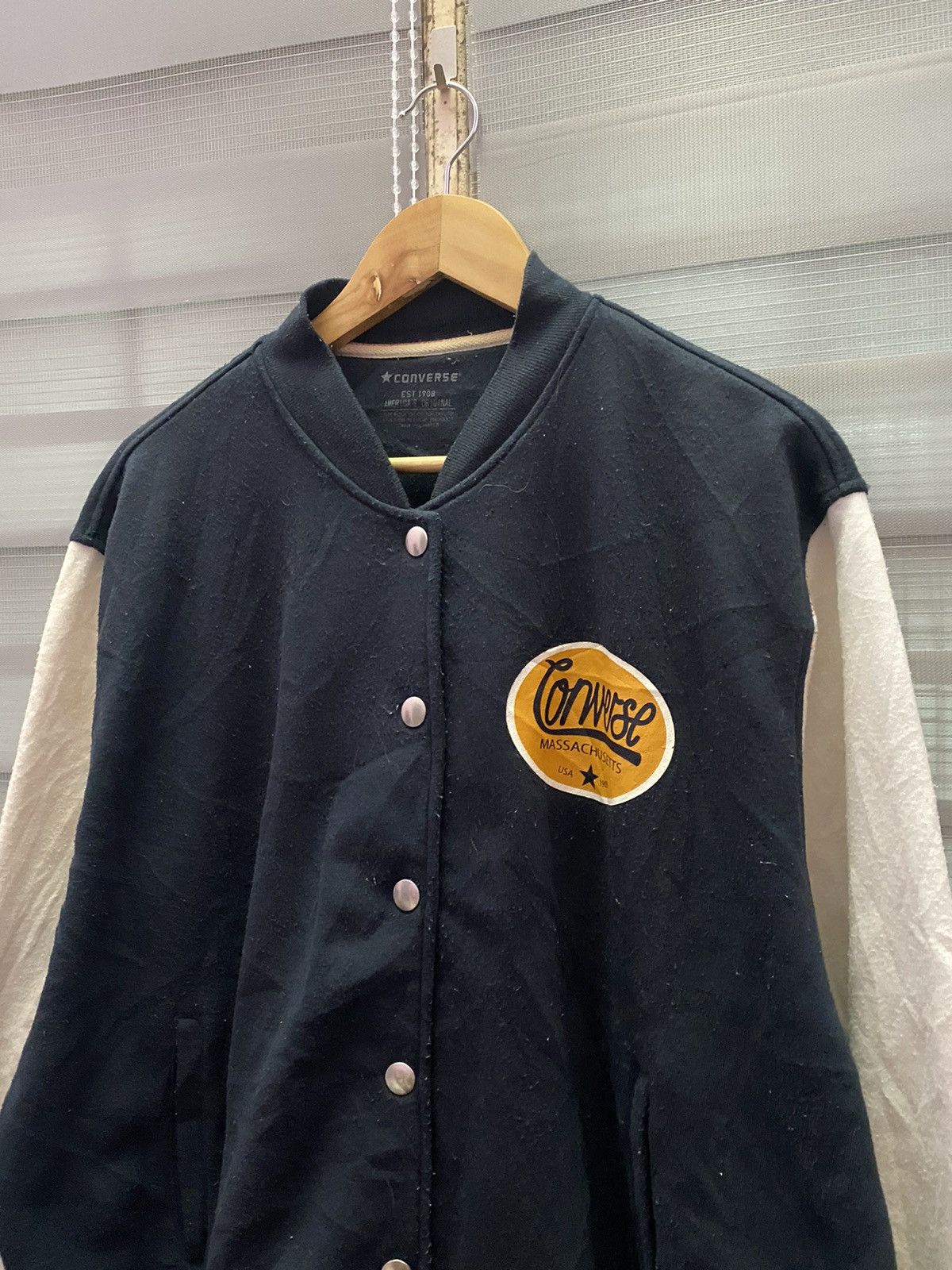 Converse × Vintage Converse Massachusetts Varsity Jacket Size US XXL / EU 58 / 5 - 2 Thumbnail